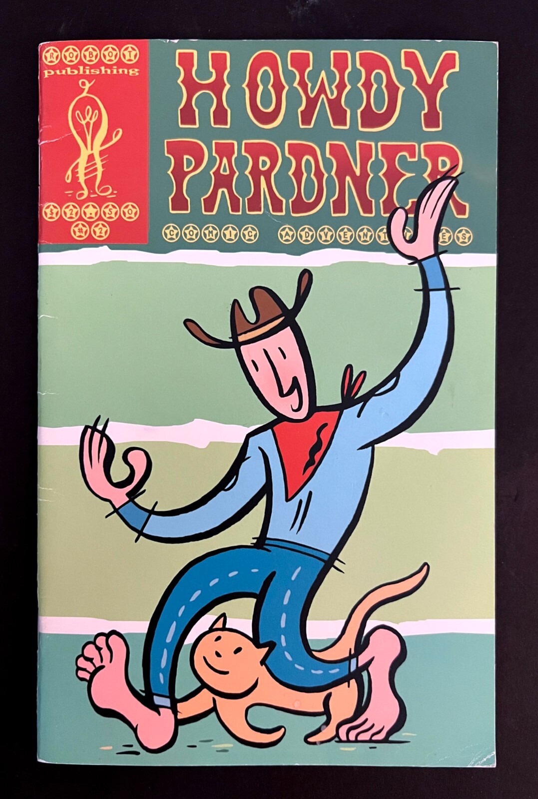 HOWDY PARTNER #2 Rare Small Press Indie Comic Zine By Andrew Robot Pub. 1999