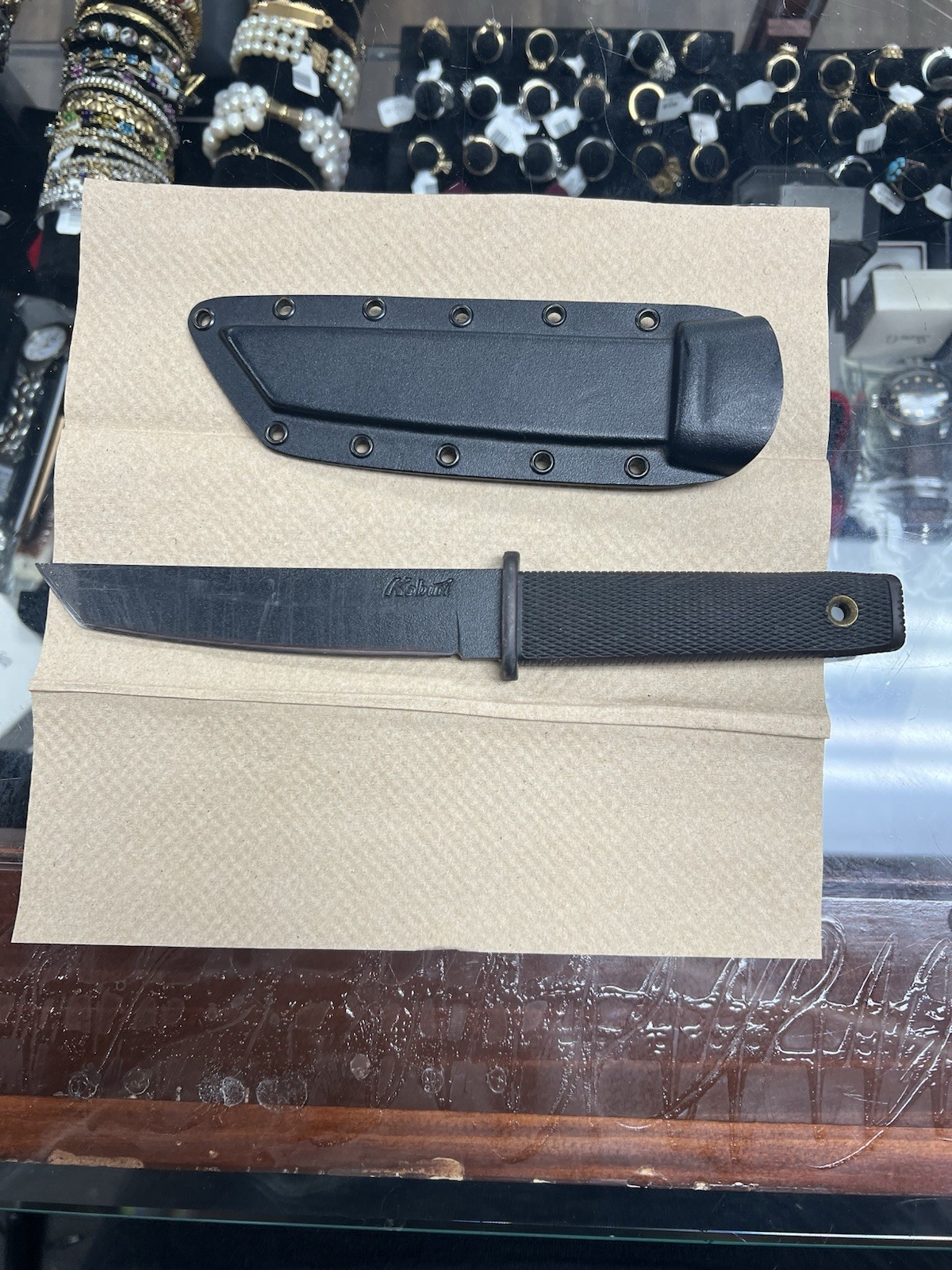 Limited Run - Cold Steel Carbon V Kobun - Tanto Boot Knife - 2000-2003