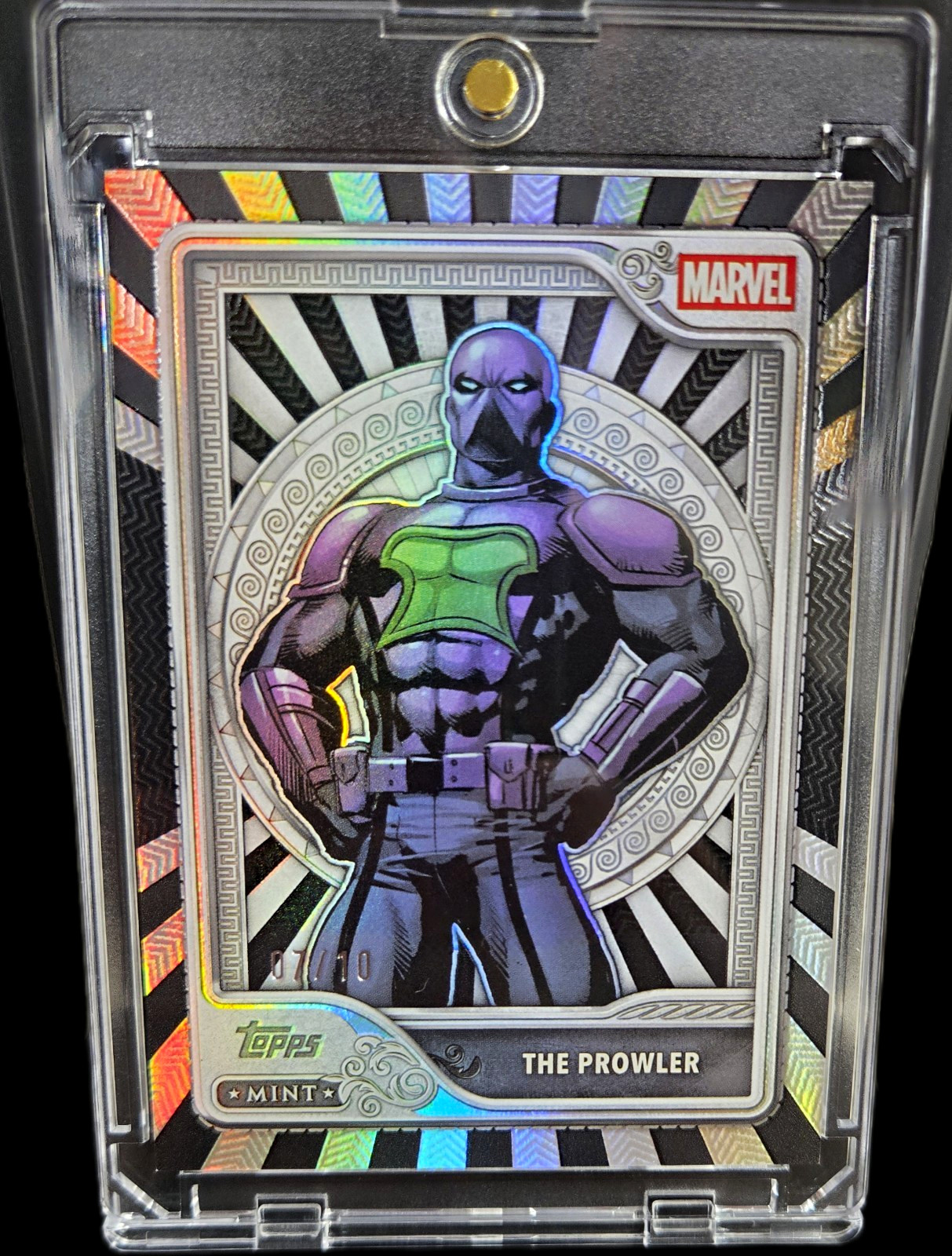 Topps 2026 Topps Mint Marvel The Prowler #55 Silver Parallel Serial 07/10