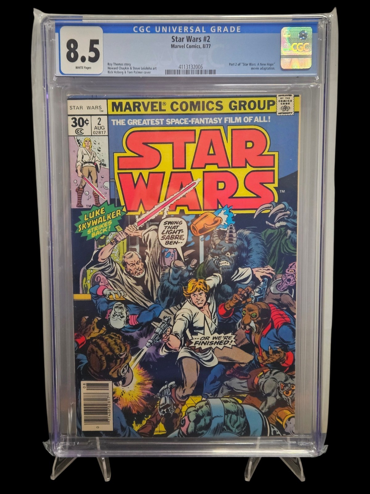 Star Wars #2 1977 Marvel Comics CGC 8.5 \