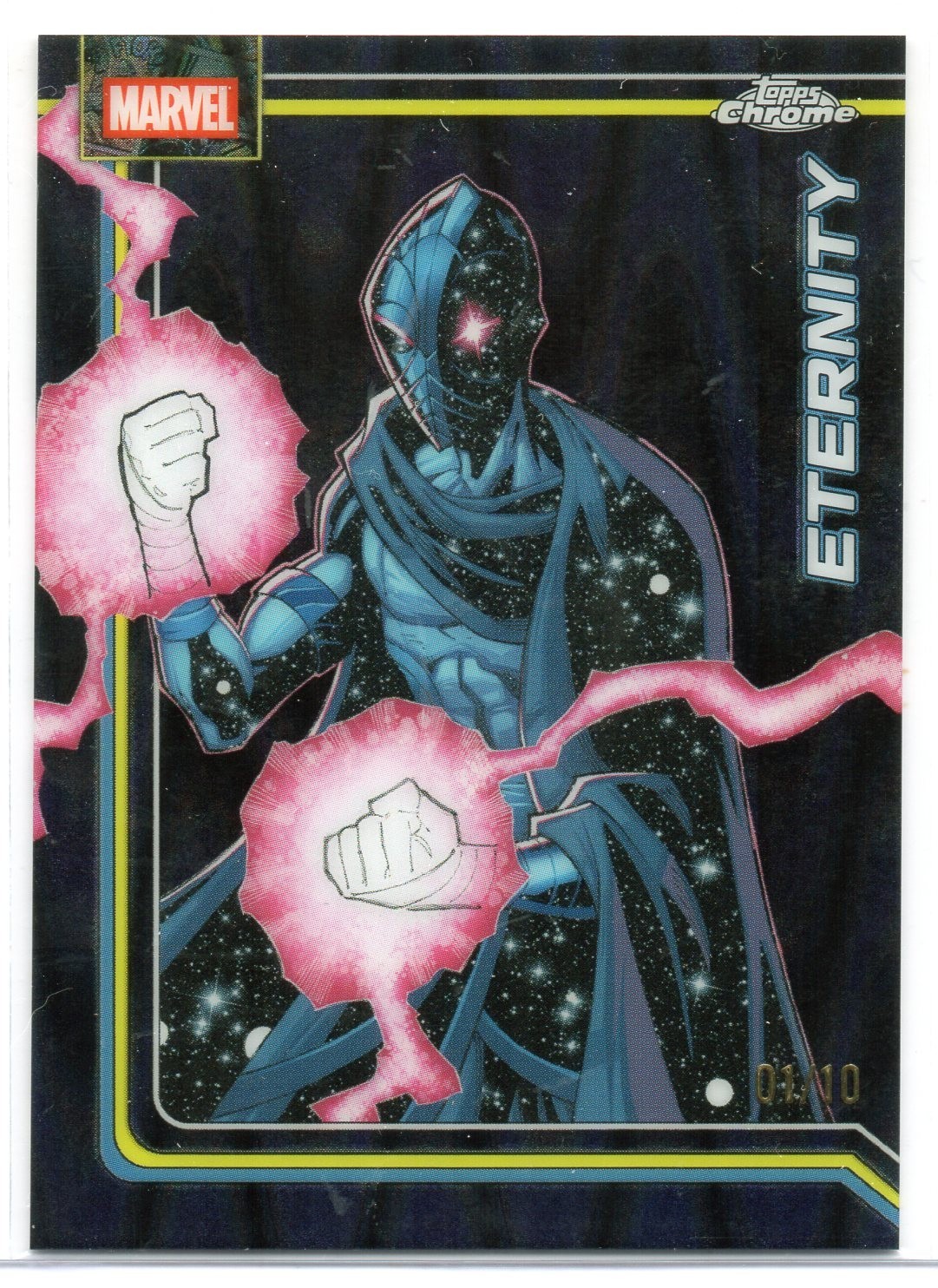 2026 Topps Chrome Marvel ETERNITY Black Wave Refractor 01/10 Card #036