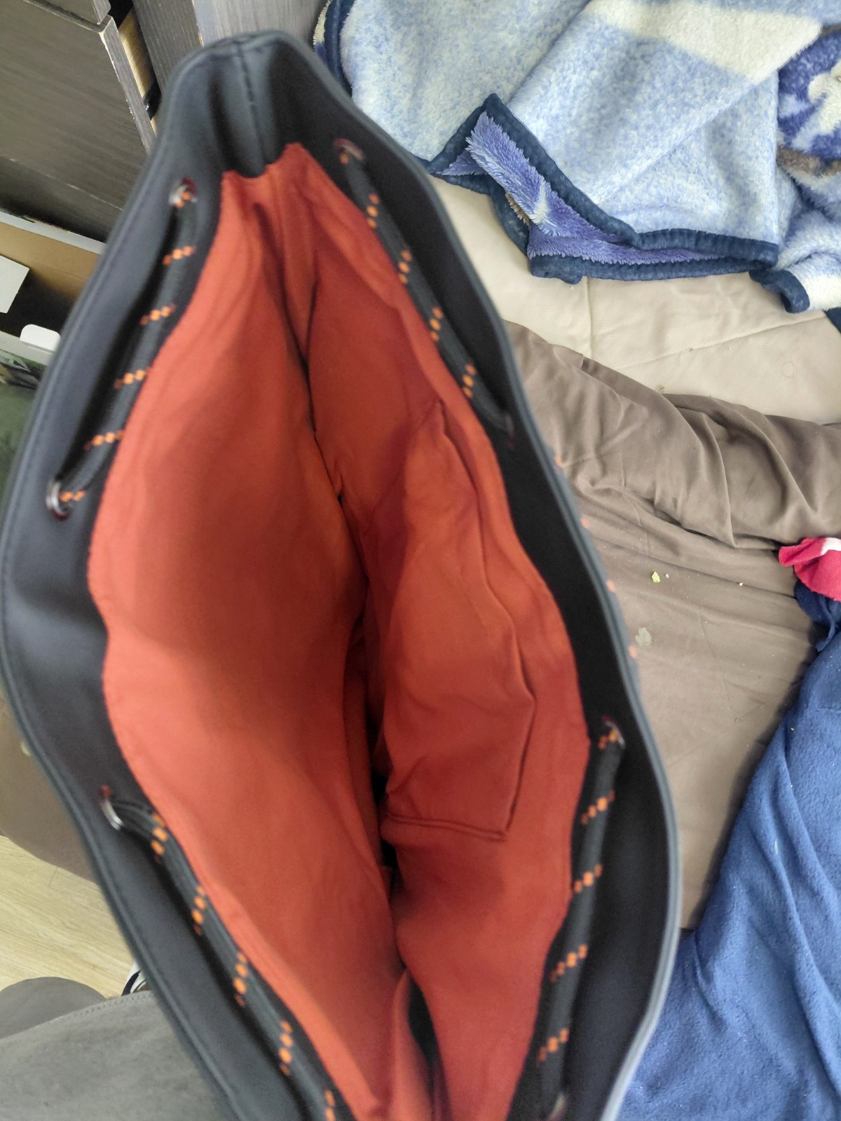 Armani/Emporio hand bag and backpack