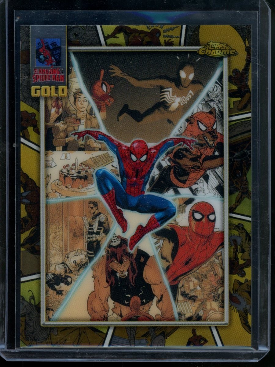 2024 Topps Chrome Marvel Spider-Man Gold SG-1 Full Circle #1 SP