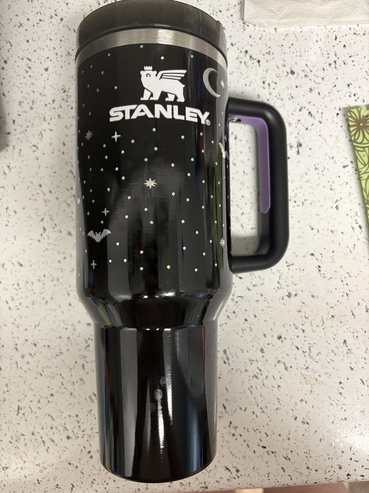 40oz Stainless Steel H2.0 Flowstate Tumbler High Hall-owen Spellcast Black