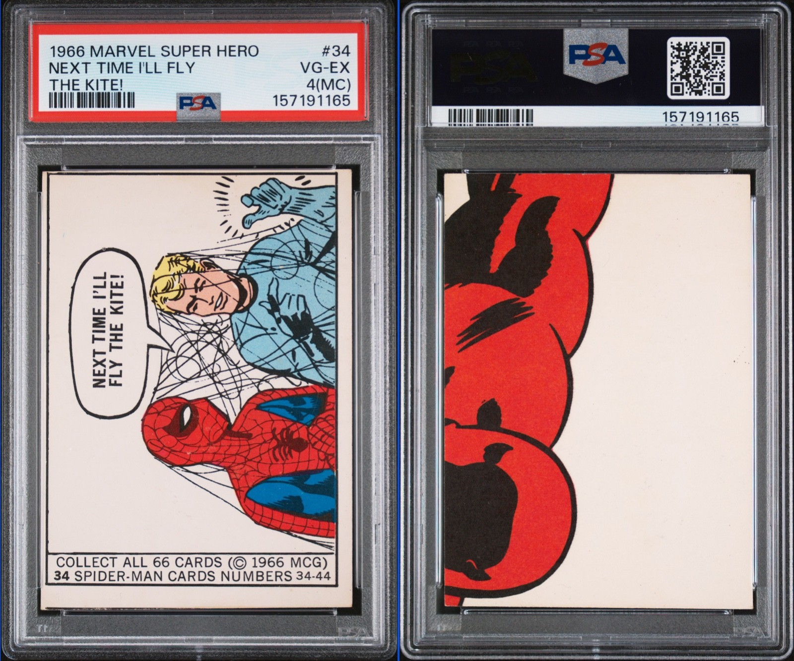 1966 Marvel Donruss Complete 66 Card Set (#34 PSA 4MC) + 5 variants + 31 extras
