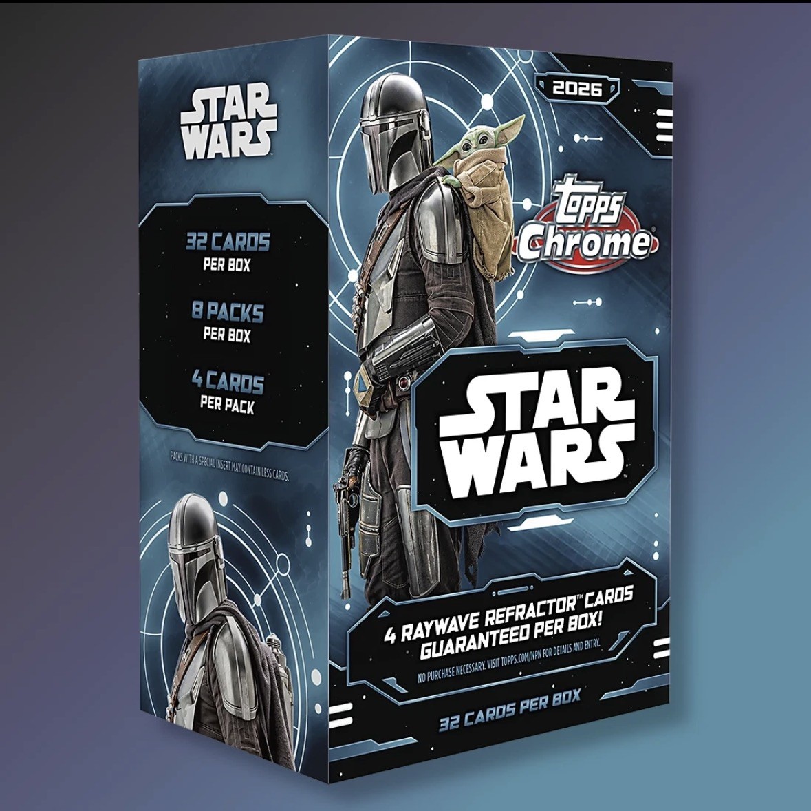 2026 Topps Chrome Star Wars Value Box - NEW - SEALED - IN HAND 💥 2026 Topps Chrome Star Wars Value Box - NEW - SEALED - IN HAND 💥
