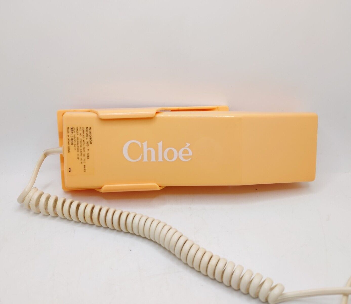 Vtg Chloe Lagerfeld Perfume Corded Slim Touch Tone Phone W/Wall Mount 1983 RARE