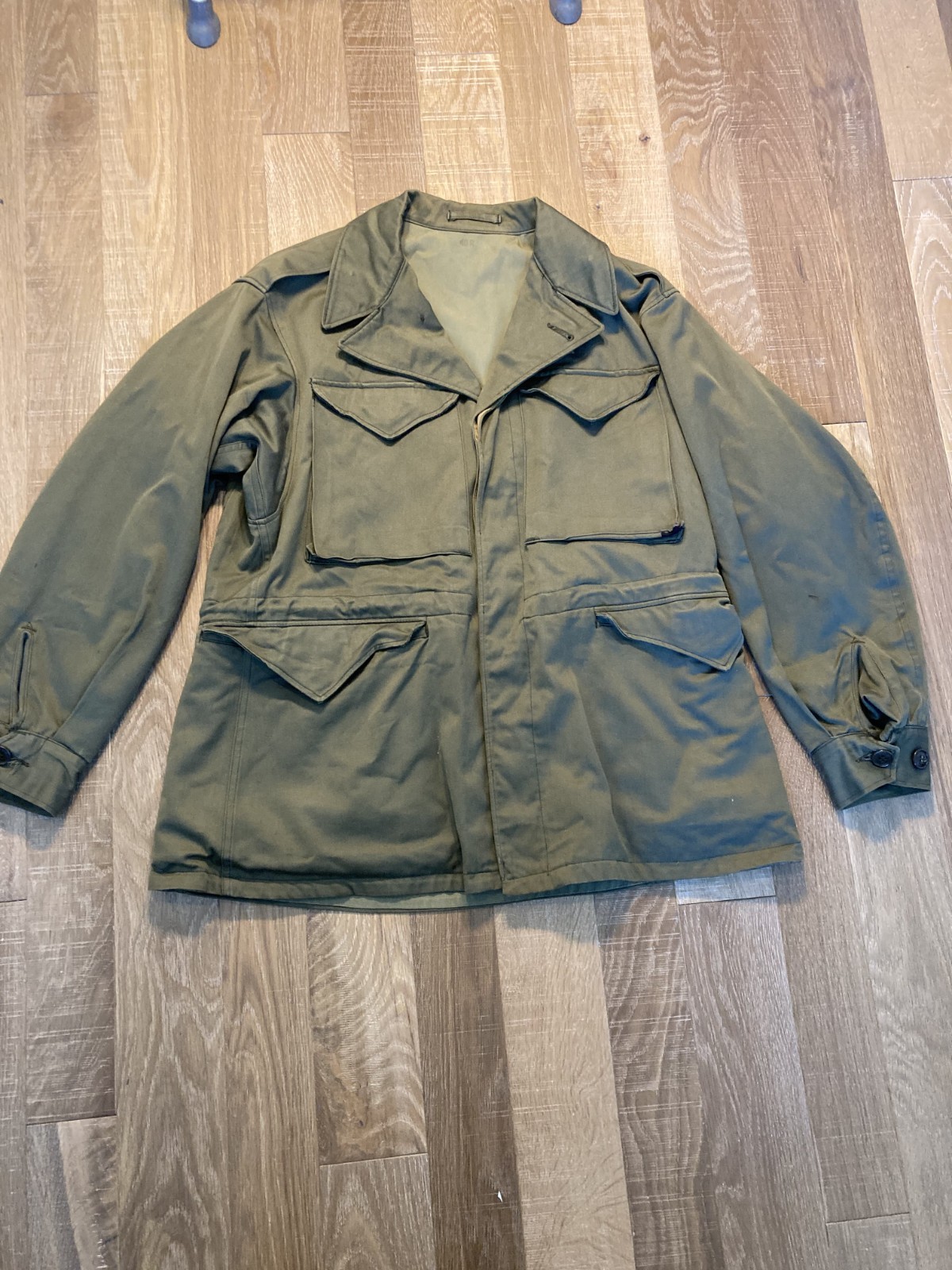 DEADSTOCK US Army M-1943 M43 Field Jacket Size 40R WWII Olive Drab Original