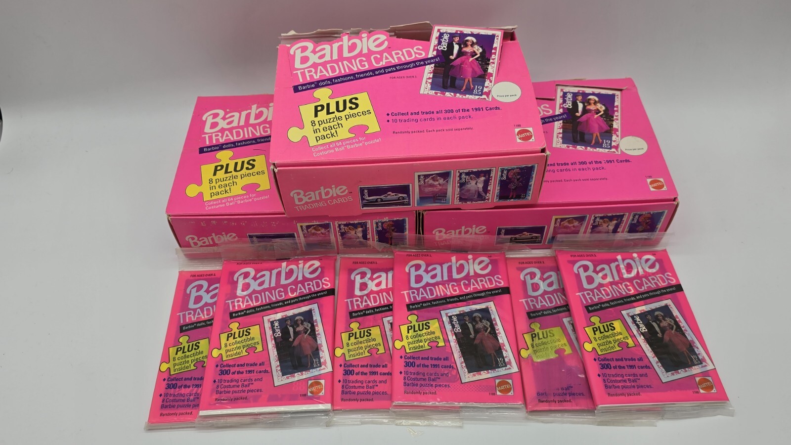 Vintage 1990s Barbie Trading Cards Factory Sealed Pack - One Pack