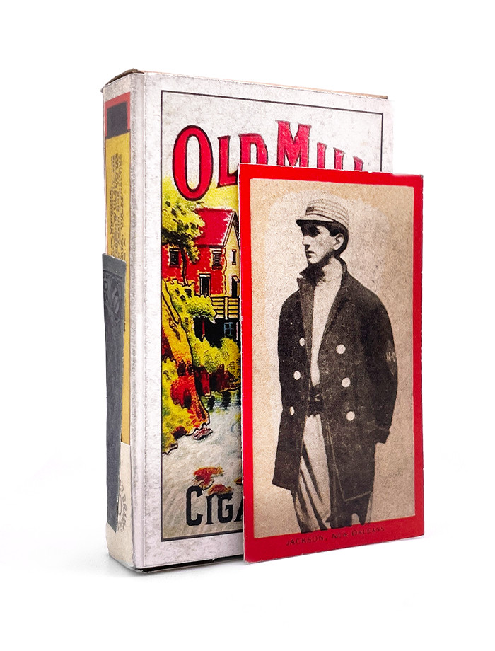 Vintage Old Mill Cigarette Pack T210 Joe Jackson Card 1910 Replica Tobacco Gift