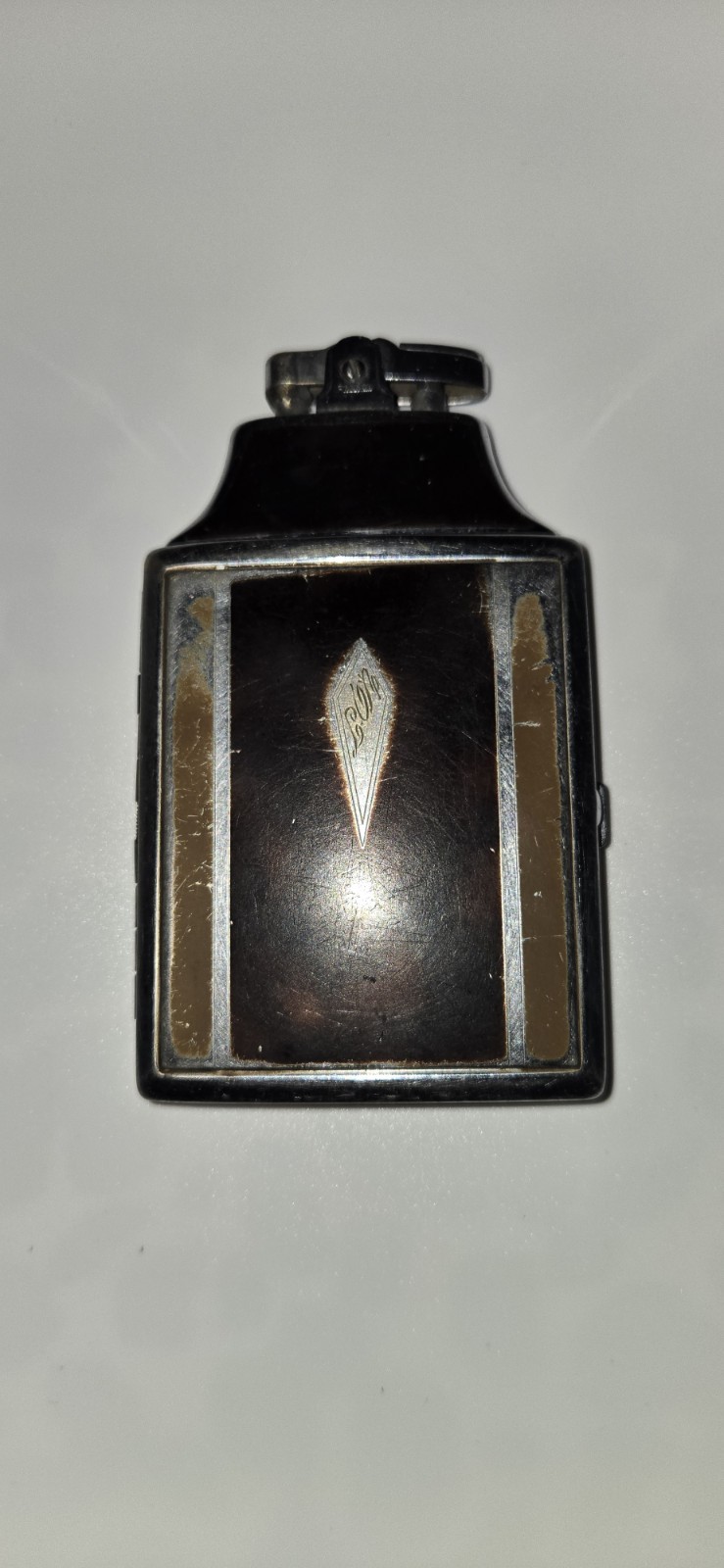 Vintage 1935 Ronson Masterpact Enamel Compact Lighter | Lightly Used | VERY RARE