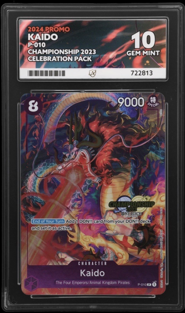Kaido P-010 2023 ACE 10 Championship Celebration Pack Promo Card Perfect 10