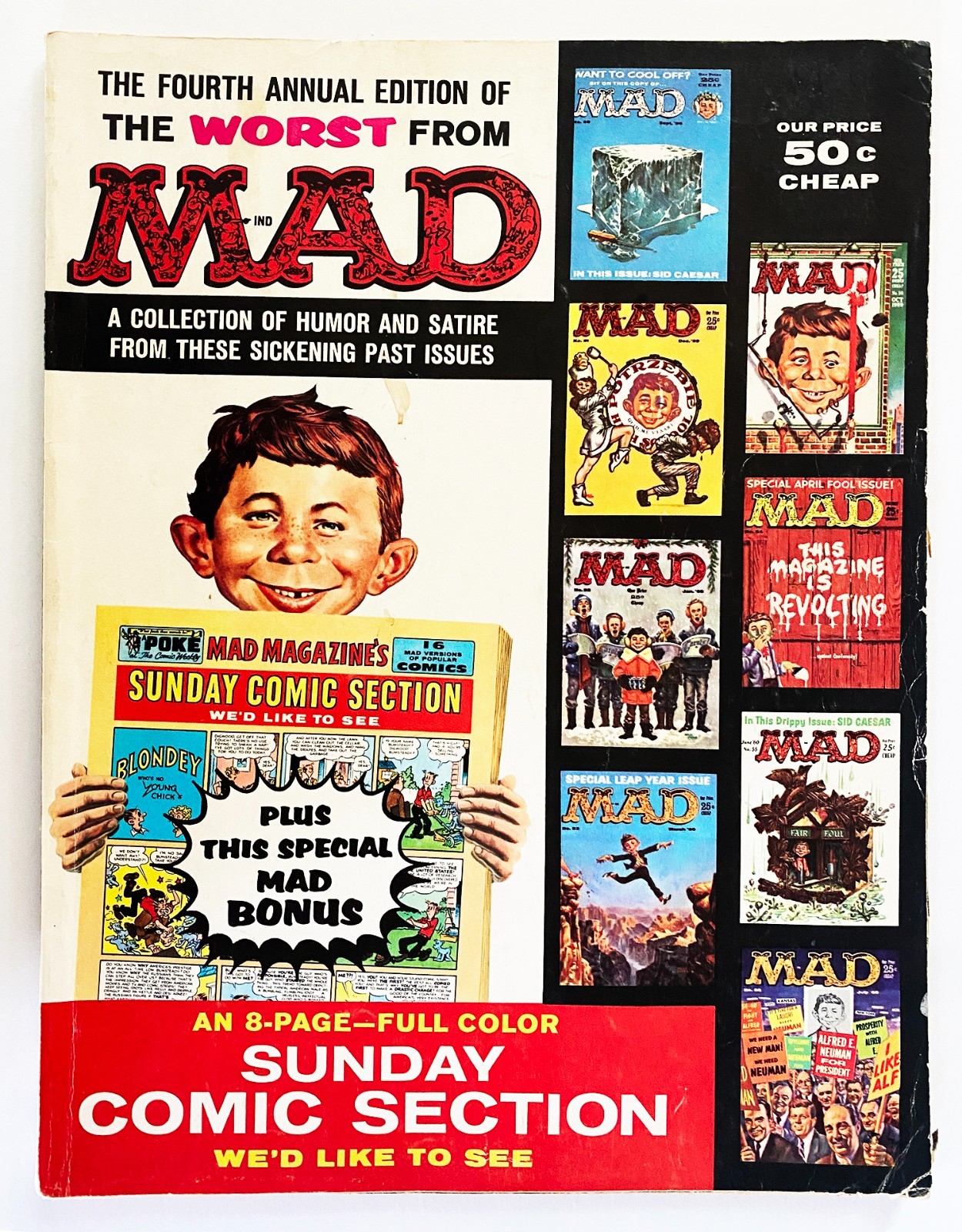 MAD Magazine’s 4th Annual Edition of The Worst From MAD w Sunday Comics - 254