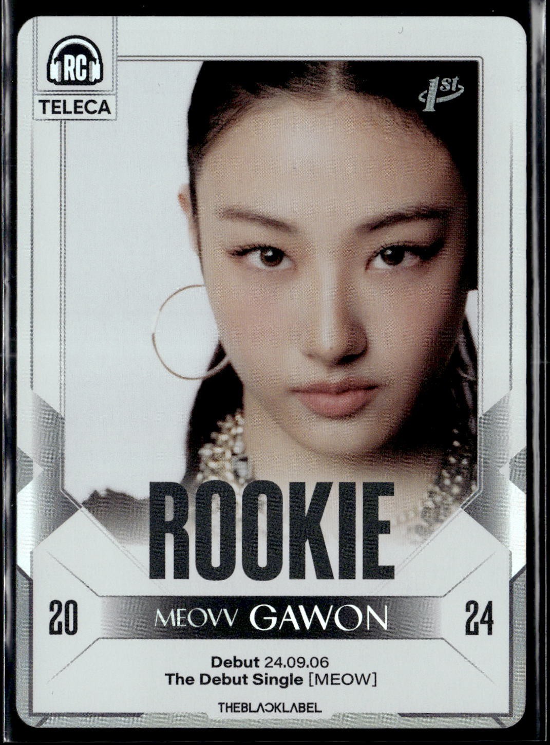 2026 Teleca Meovv Limited Edition The Black Label ROOKIE  Gawon