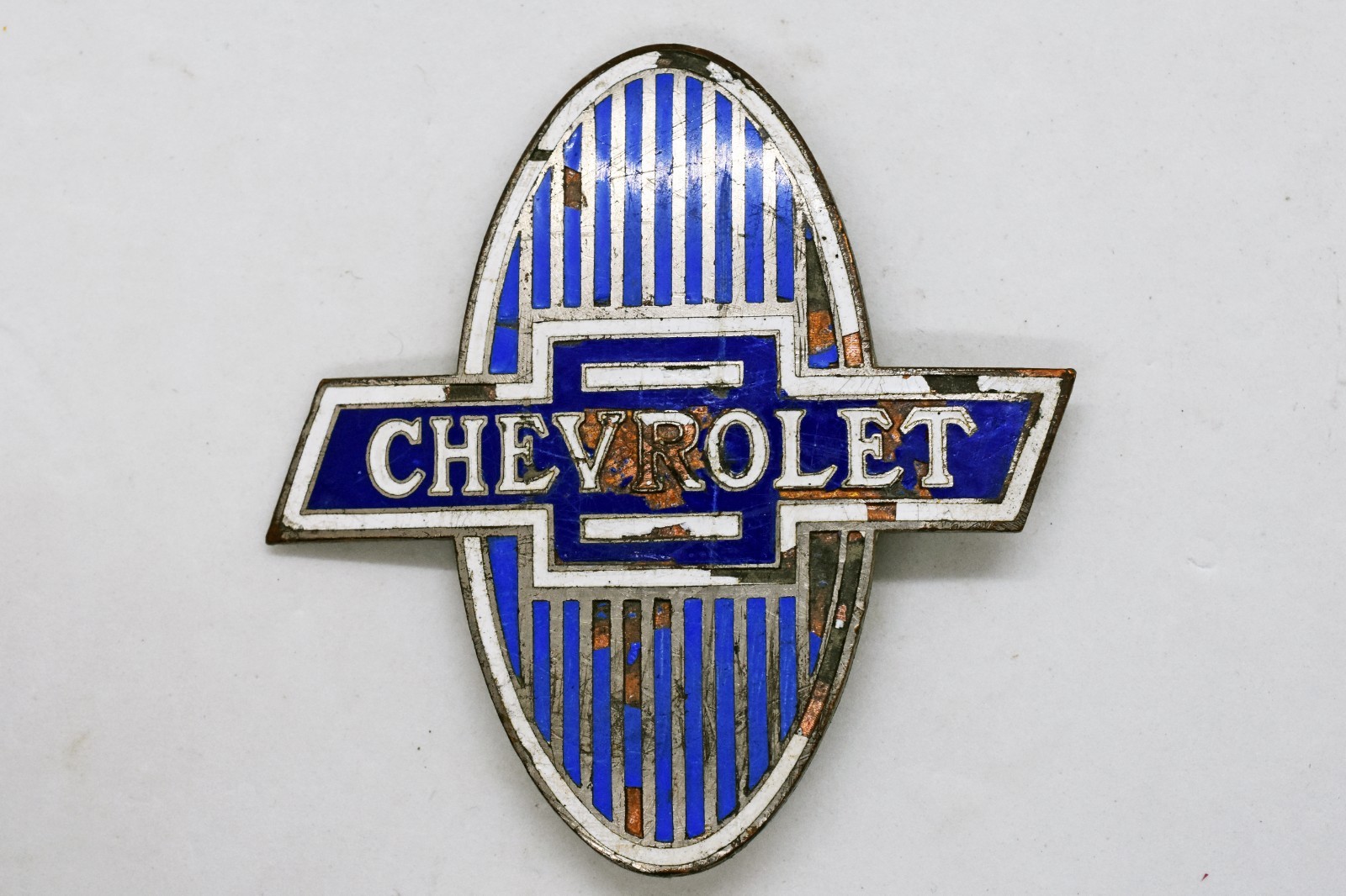 Original 1929 - 1932 Chevrolet Radiator Emblem - Vintage