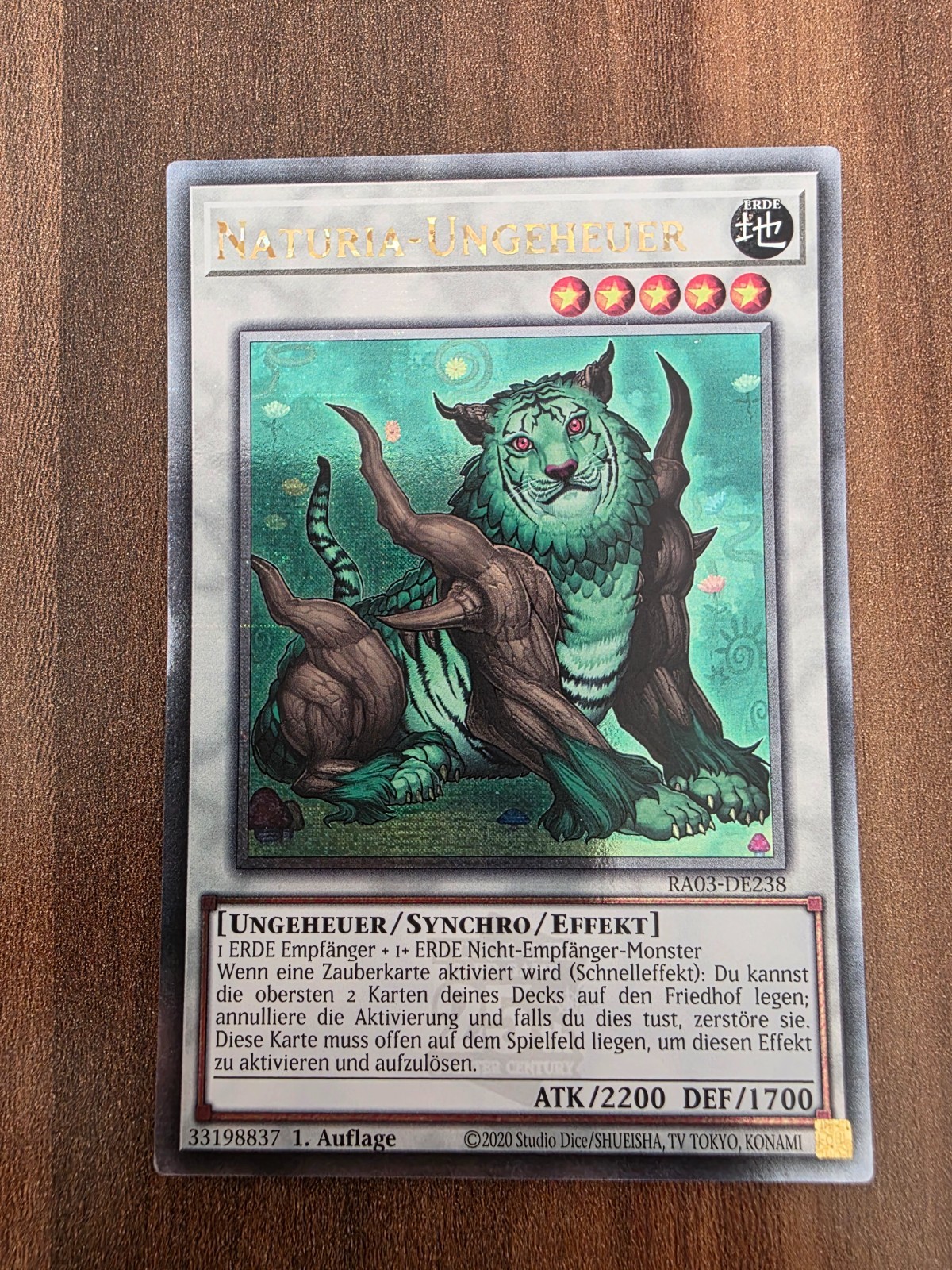 Yu-Gi-Oh RA03-EN238 Naturia Monster 25th QCSR NM 1st