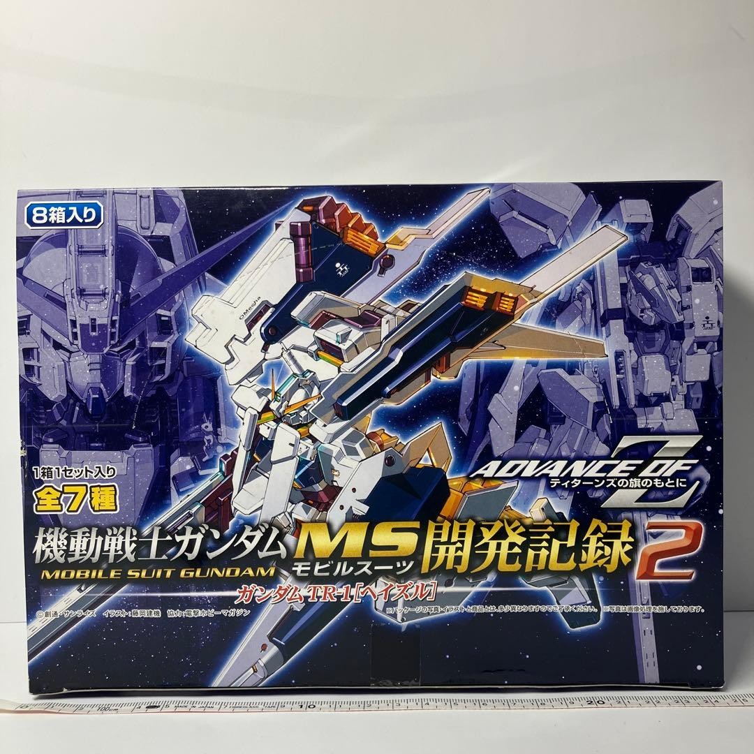 Bandai Gundam MS Development Records 2 Trading Card Box 8pcs, Hazeul,中古