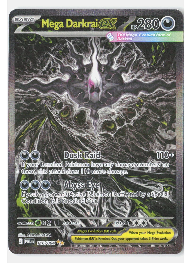 Mega Darkrai ex Holofoil[PBL - 116/084] (NM) Pokemon
