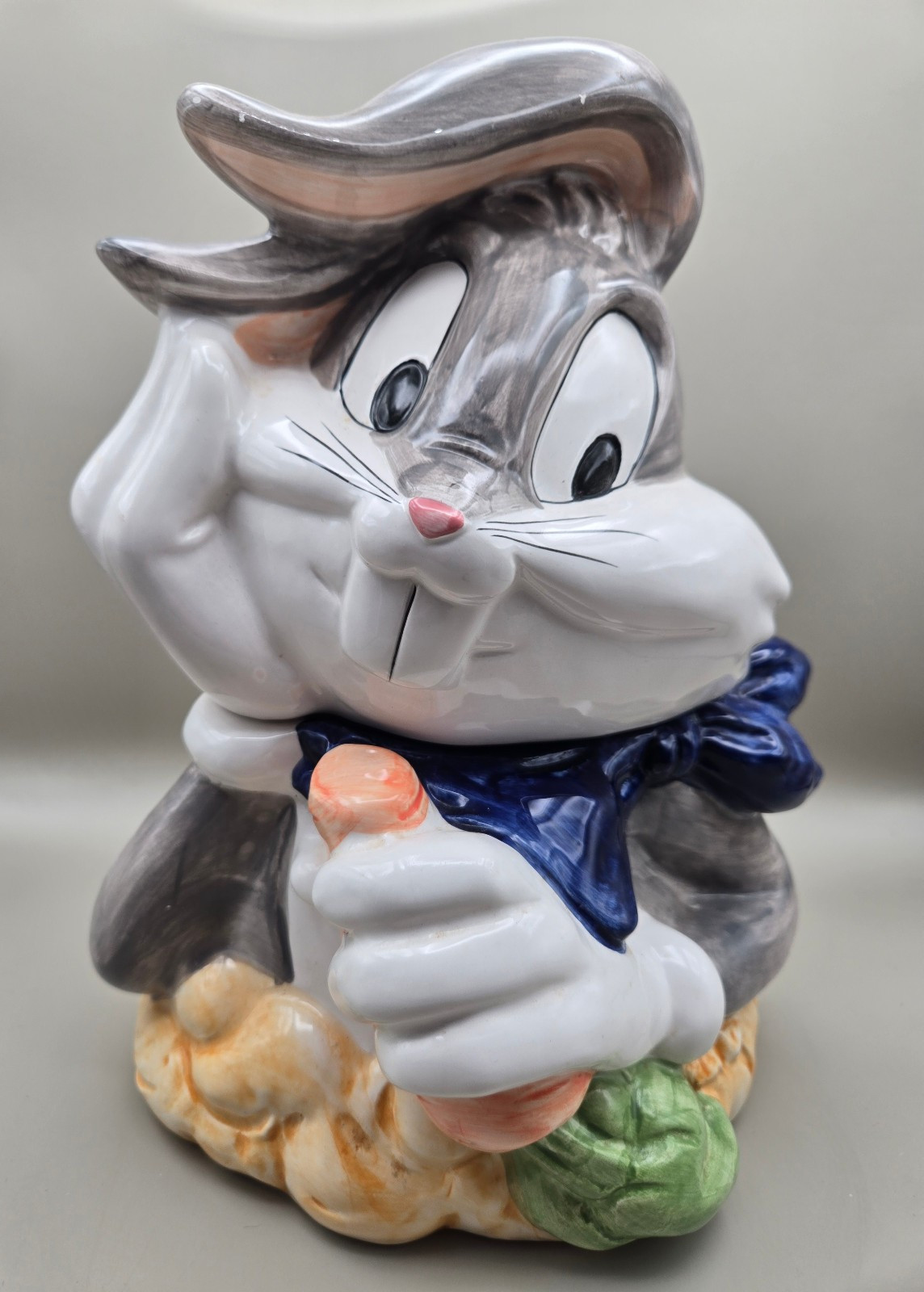 VINTAGE 1993 BUGS BUNNY Looney Tunes Cookie Jar Warner Bros