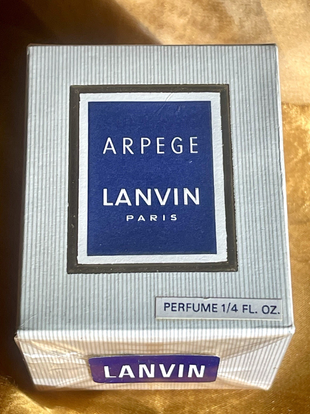 EARLY 60'S VINTAGE #868 SEALED LANVIN ARPEGE PERFUME EXTRAIT FLACON PARIS FRANCE
