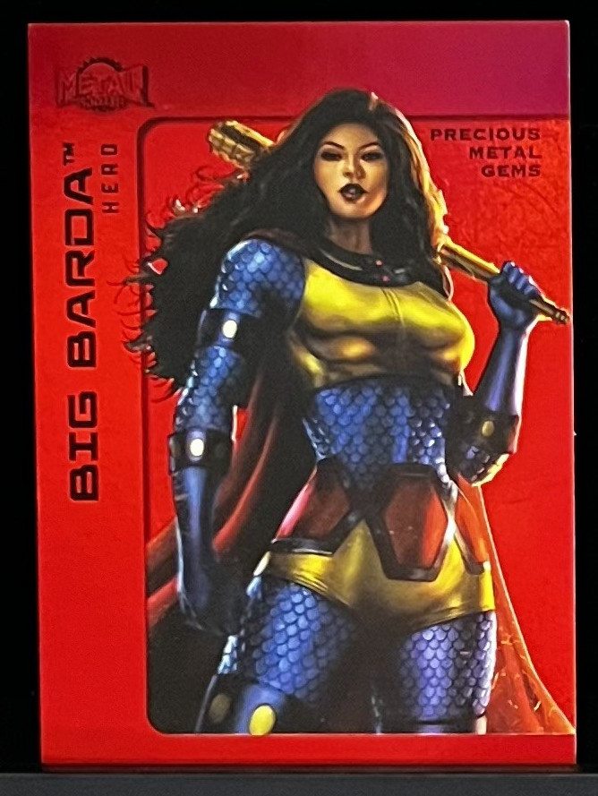 2025 Skybox Batman Metal Red PMG Precious Metal Gems /100 Big Barda #90