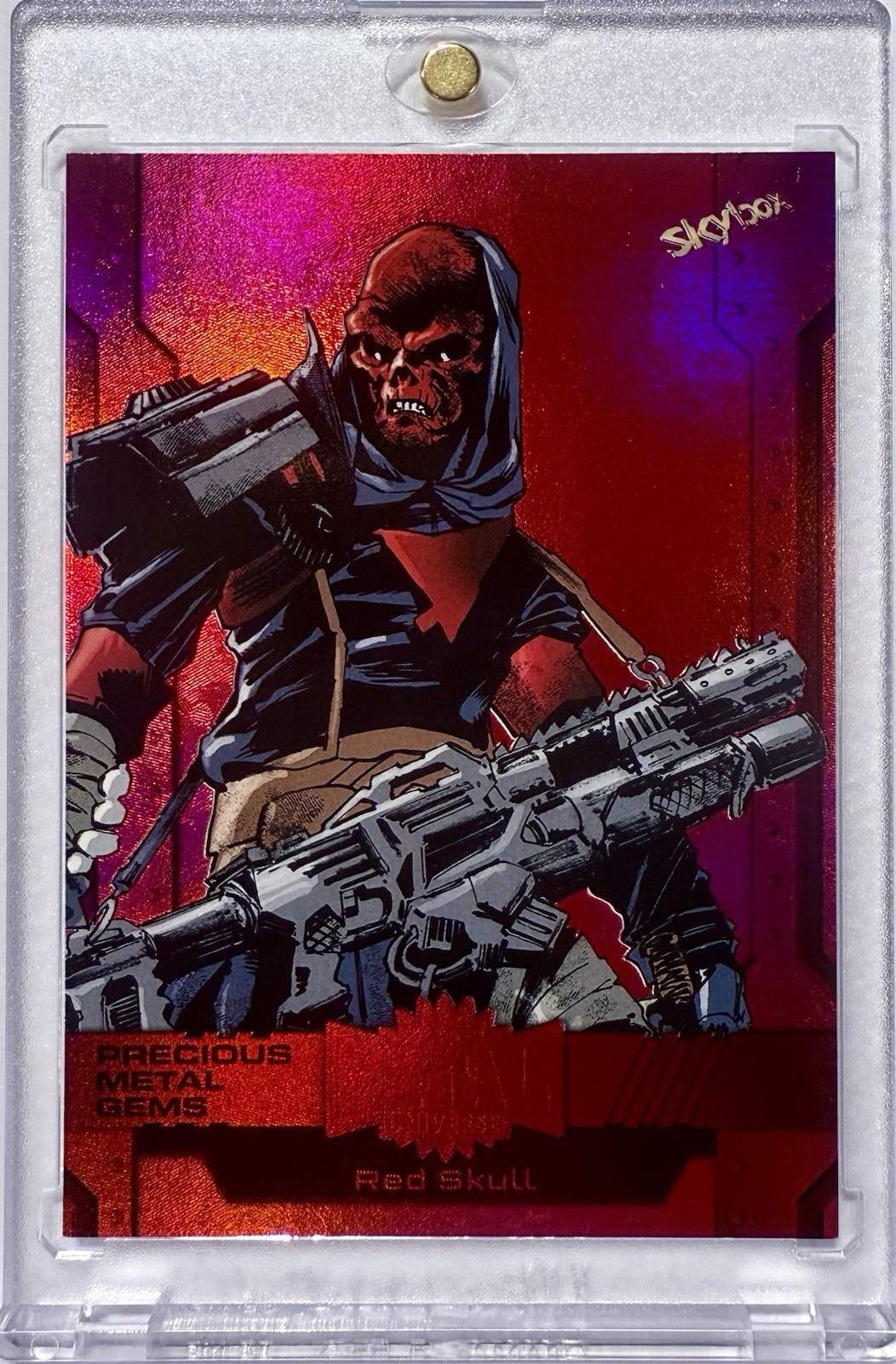 2024 Skybox Marvel Metal Universe Avengers Red Skull Red PMG /100 Precious Gems
