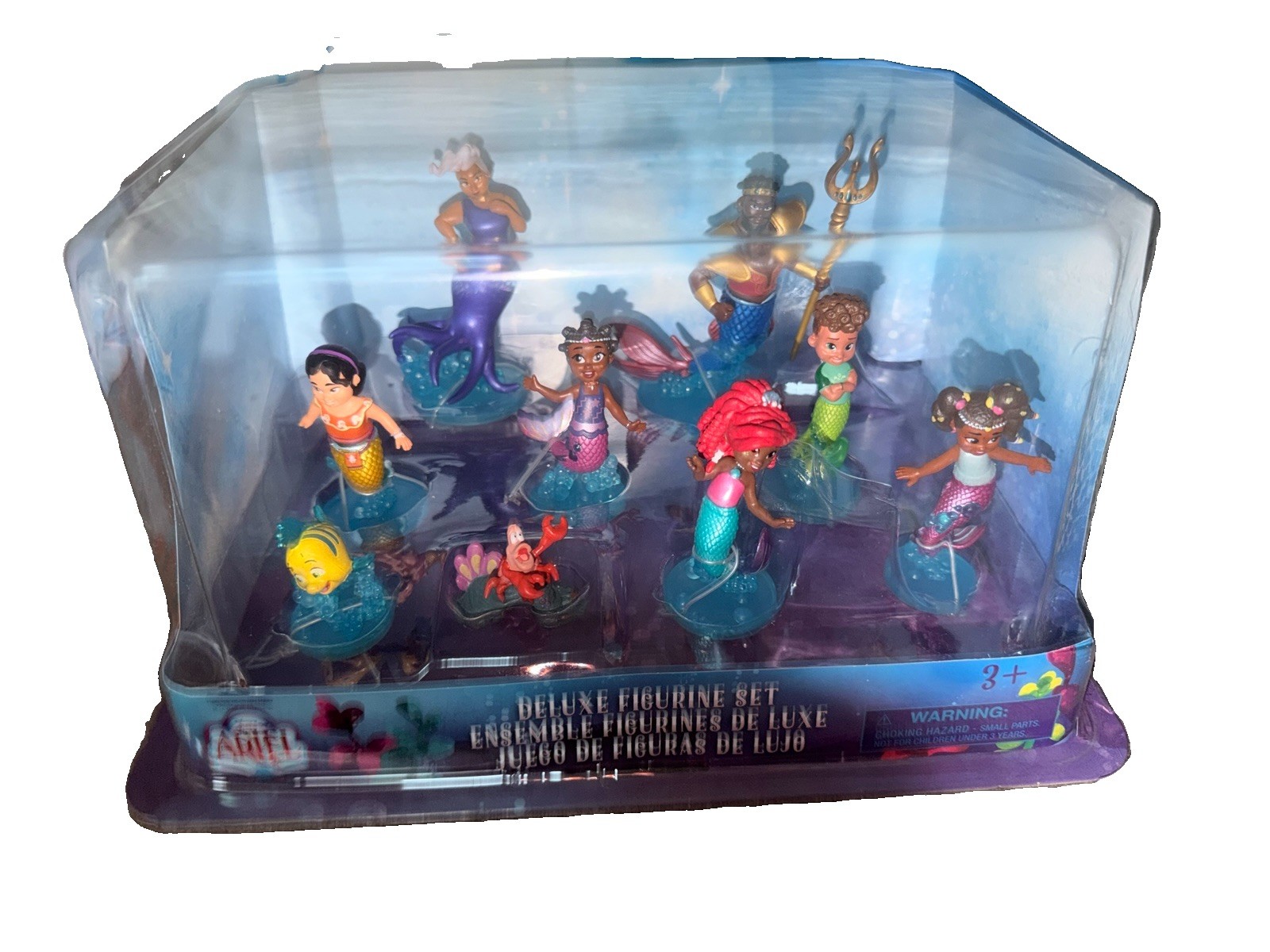 Disney Junior Ariel Atlantica Collectible Deluxe Figure Set New