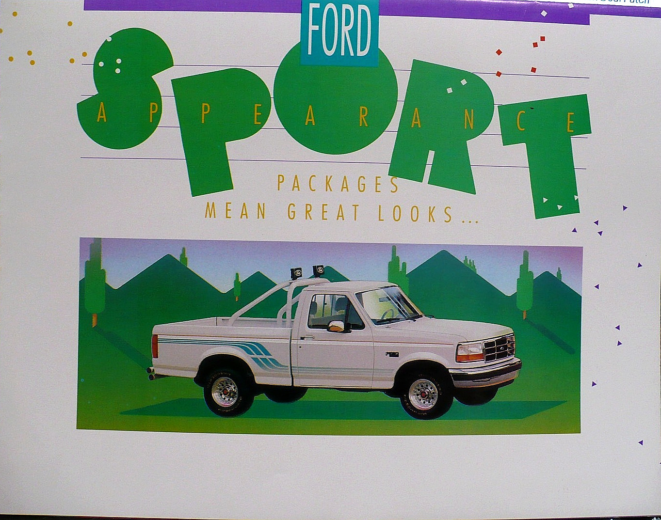 1992 FORD SPORT TRUCK  BROCHURE 9 MODELS (RARE BROCHURE)