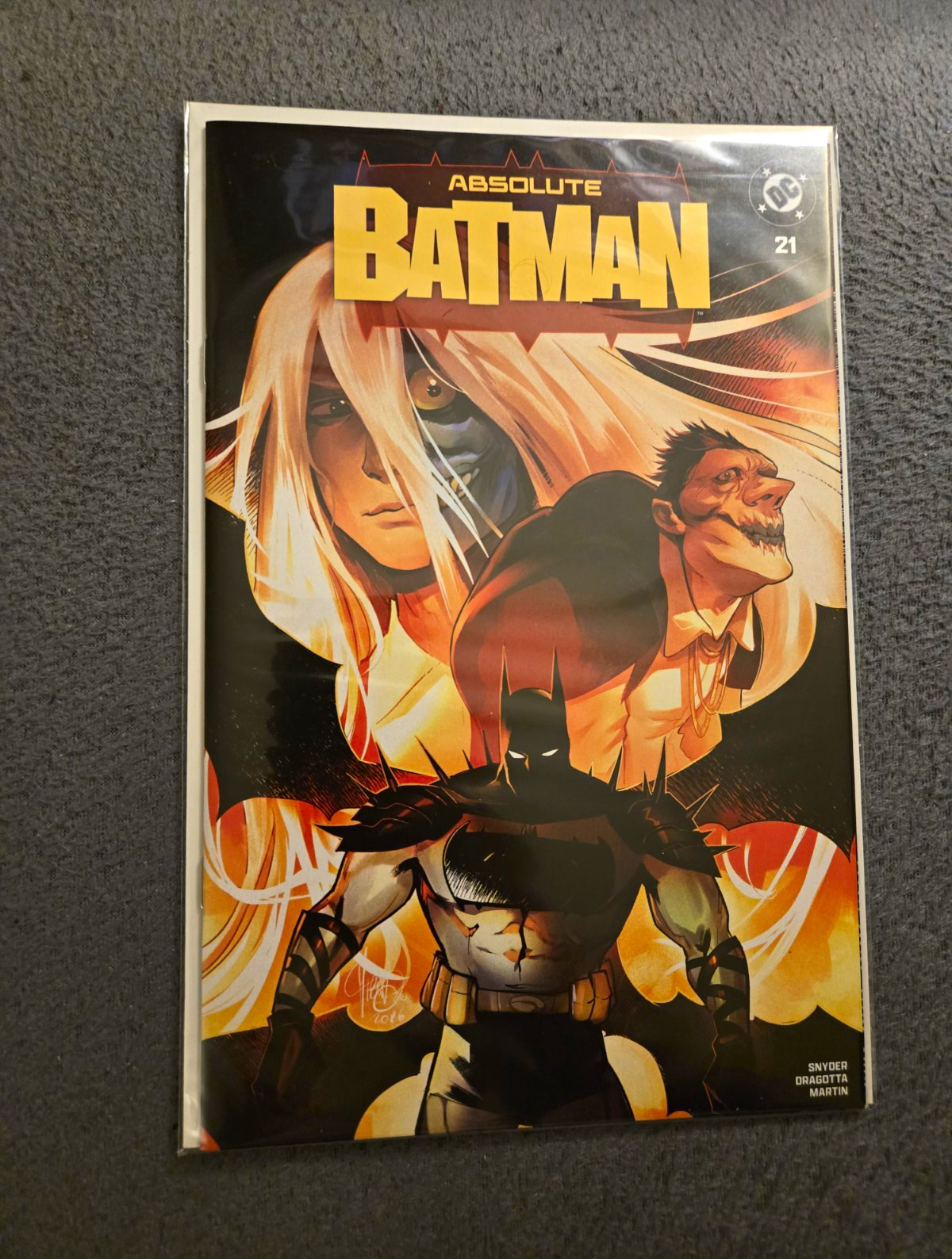Absolute Batman 21 Cover A Snyder Dragotta DC Comics Modern First Print NM
