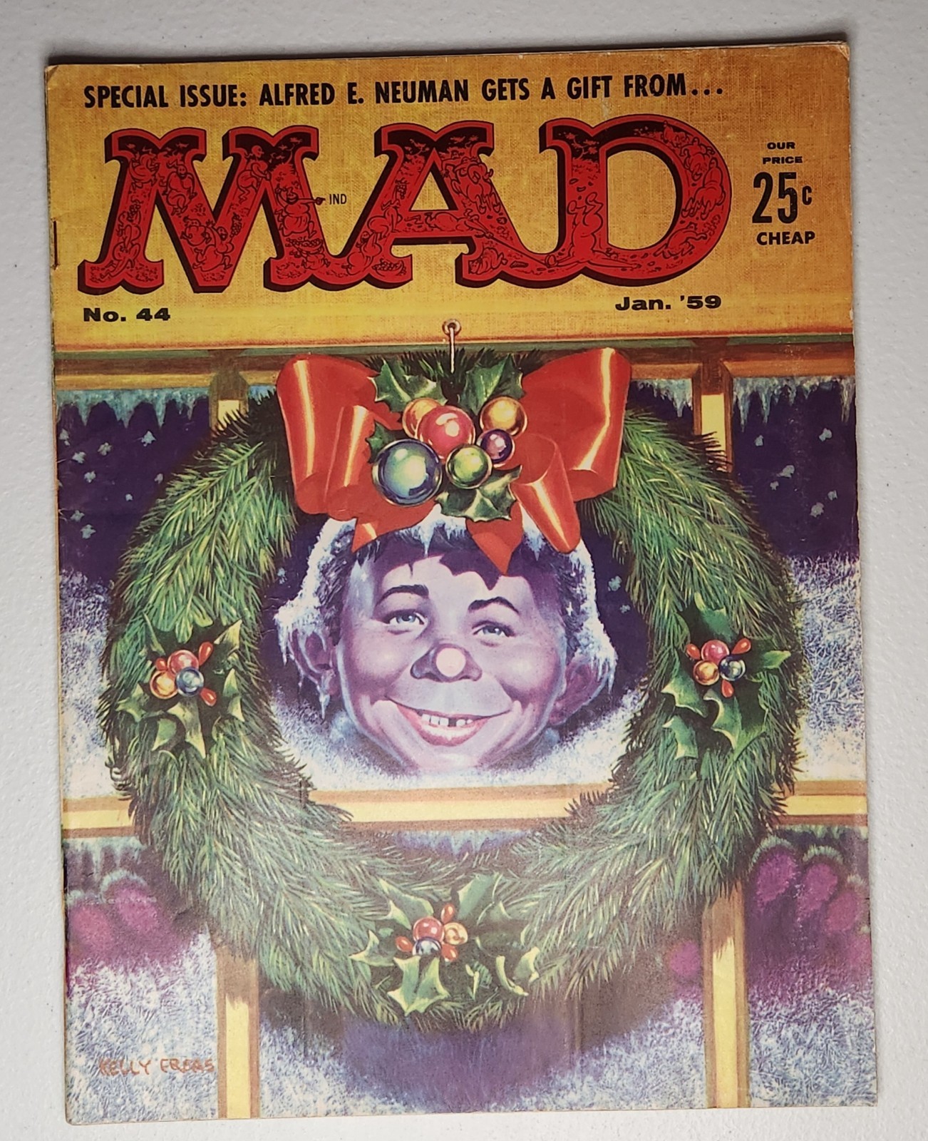 Vintage 1959 MAD Magazine Issue 44 Special Christmas Issue