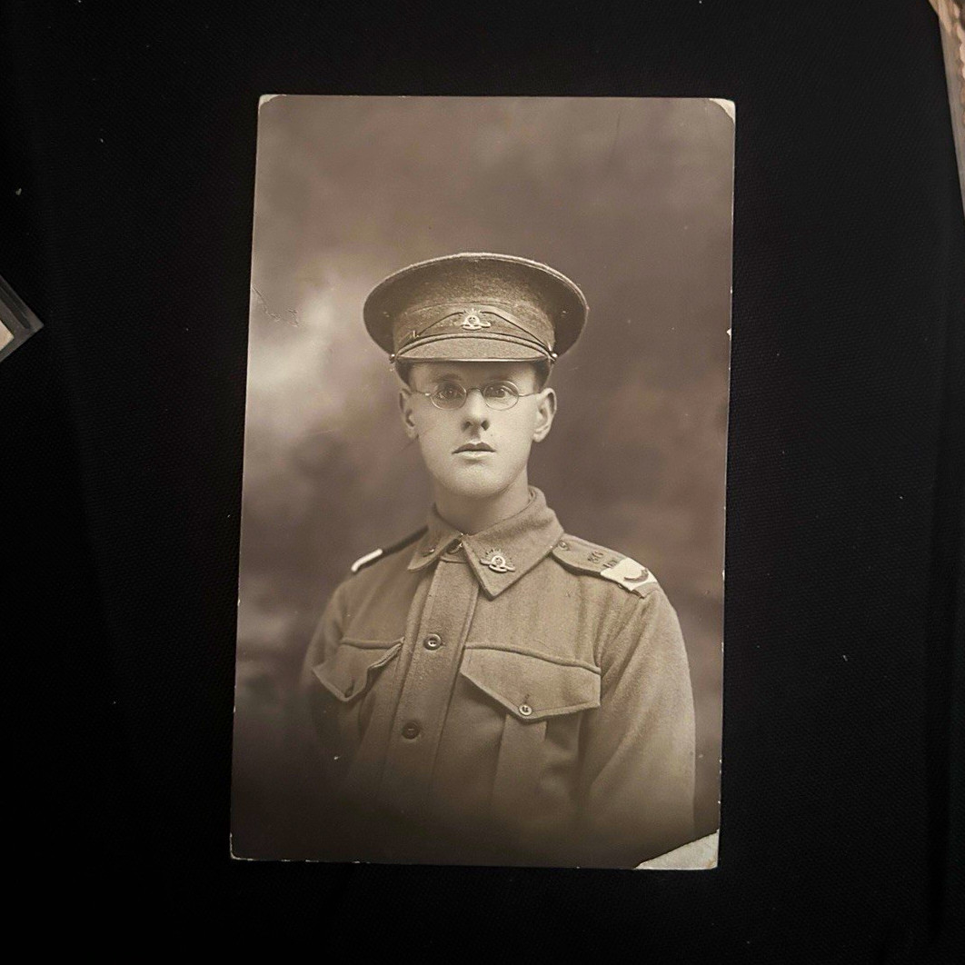 Original WWI Australian 3rd Battalion AIF Soldier Photograph RPPC