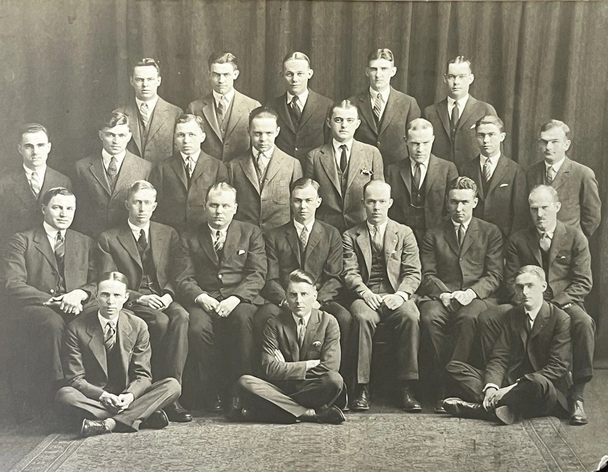 1925 Harvard Medical School Boston MA Fraternity NAMED Group Photo NOTMAN 14”x9”