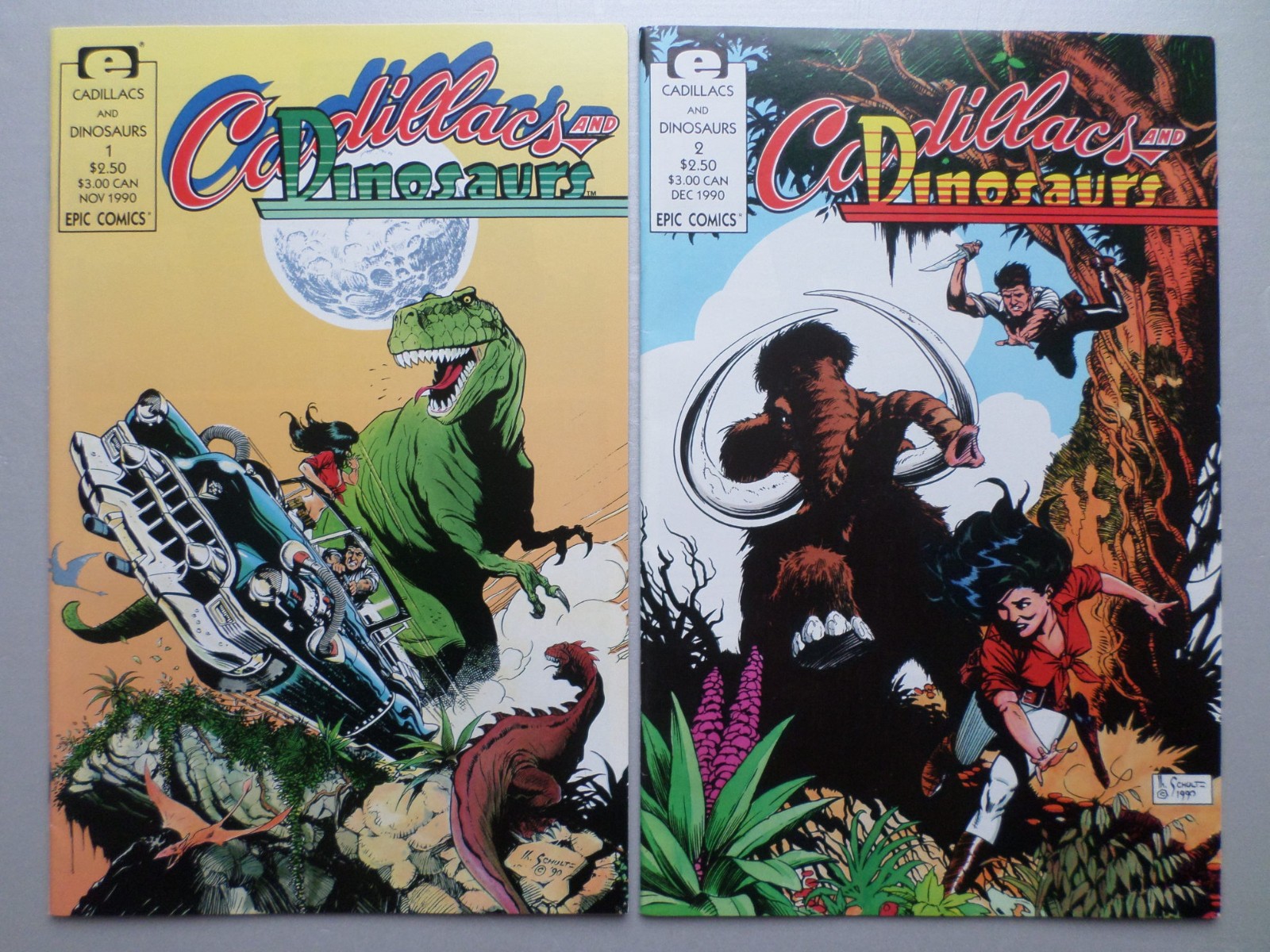 Cadillacs and Dinosaurs 1-6 .......... 1990 Epic set