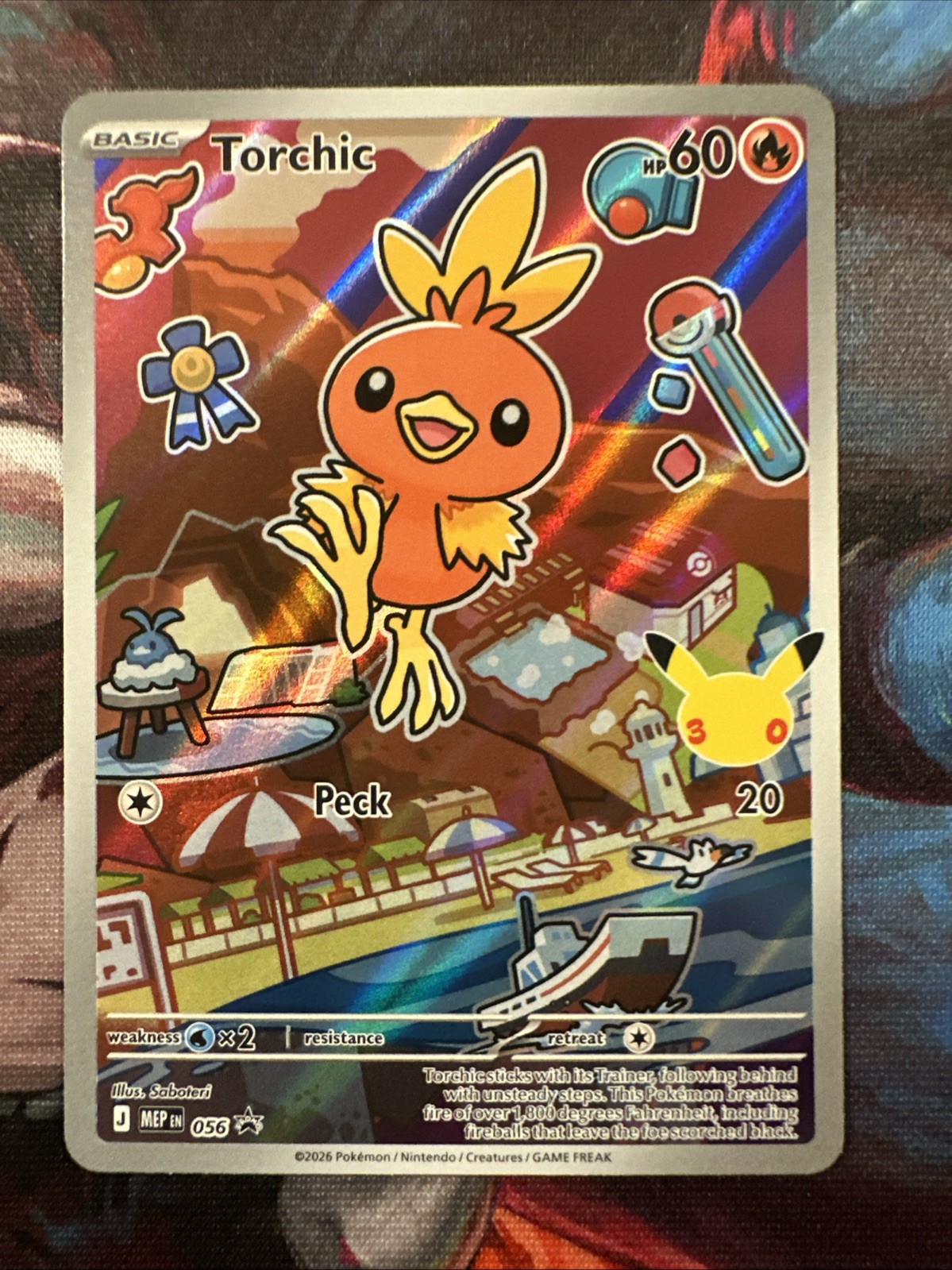 Torchic First Partner Promo #056 - Series 3. Promo. Raw. Pokemon TCG.