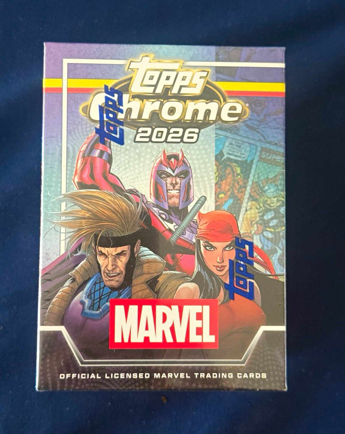 Topps Chrome 2026 Marvel Sealed Box 32 Cards RayWave & FF Anniversary Inserts