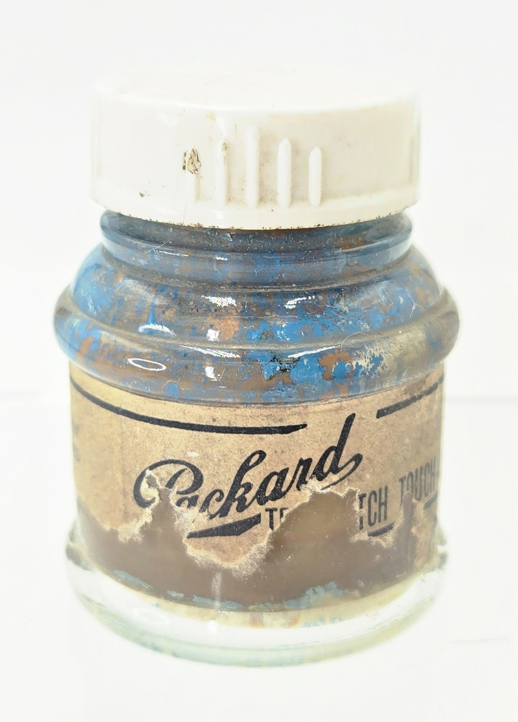 Vintage 1940s Packard Motor Car Company Touch Up Paint Bottle Detroit Michigan
