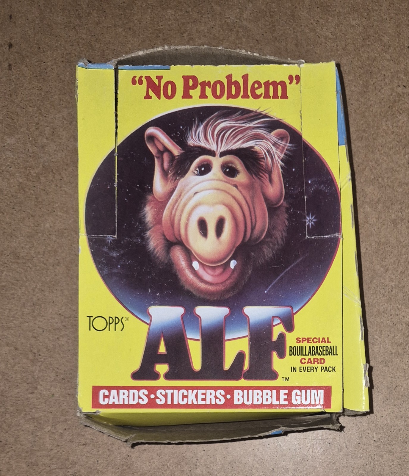 💥 1987 Topps Alf Series 1 Cards Sticker Vintage 24 Unopened Wax Packs Lot & Box
