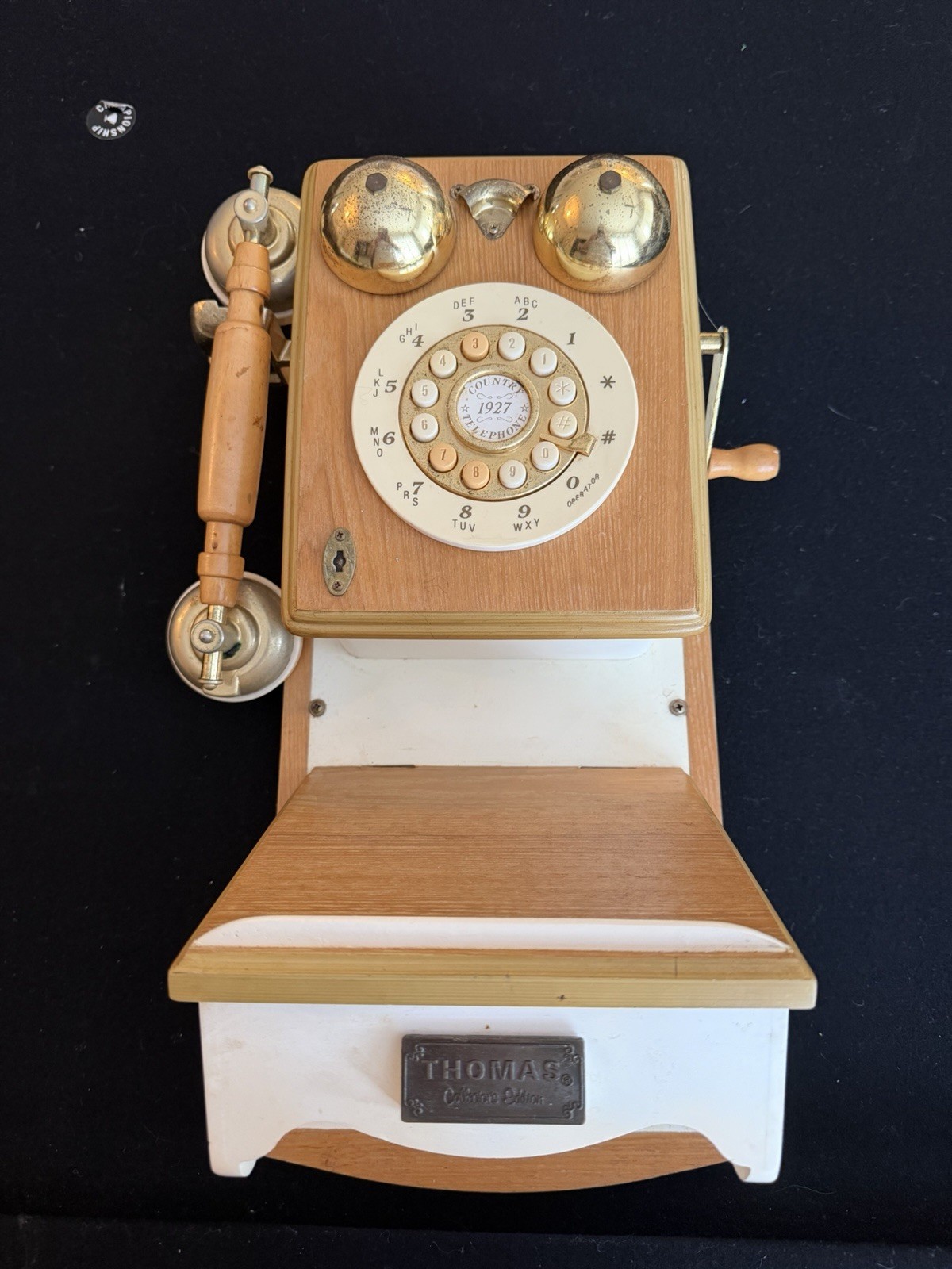 Vintage-Style Thomas Collectible Rotary Telephone – Country Telephone 1927
