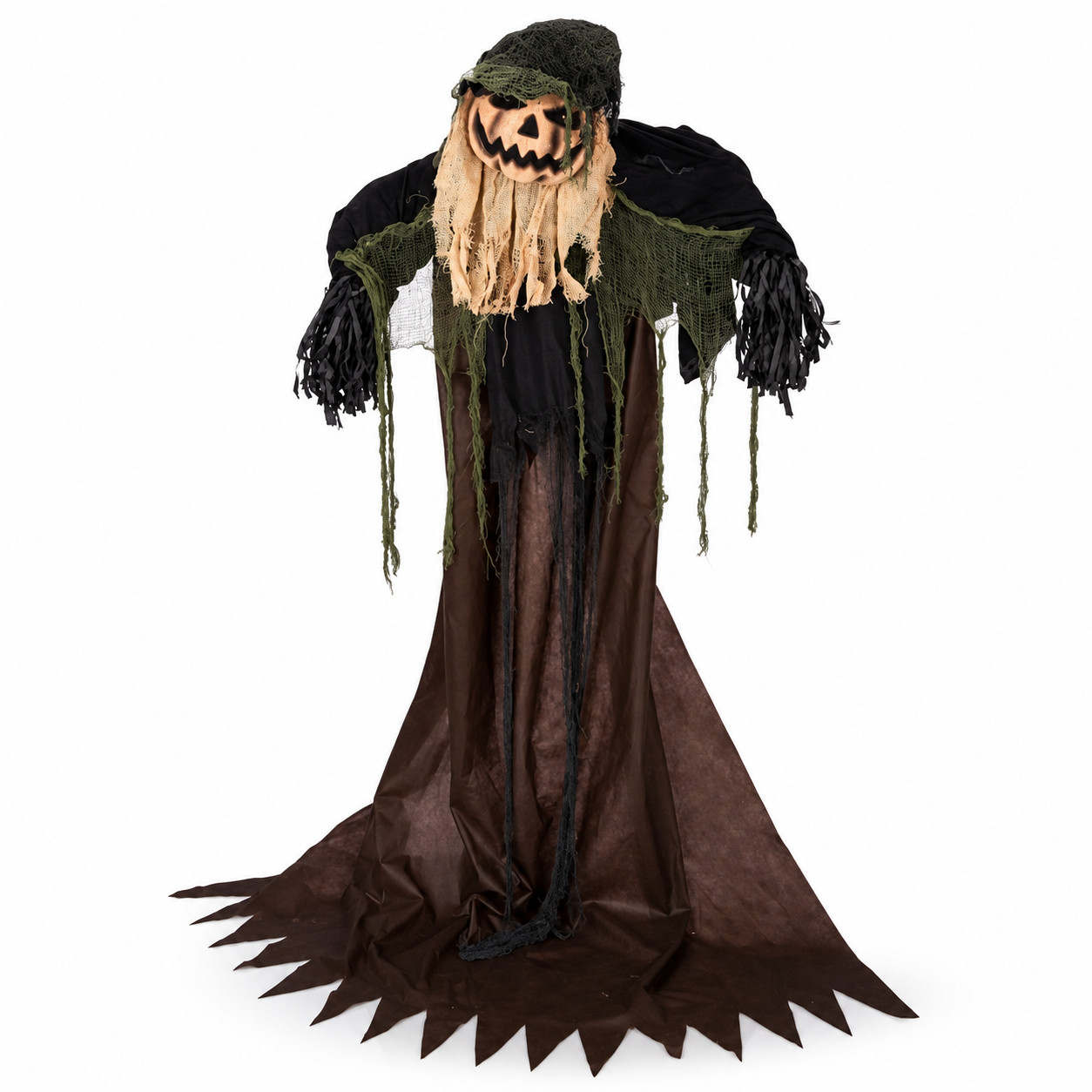 Halloween Pumpkin Scarecrow Standing Decoration Haunted House Prop