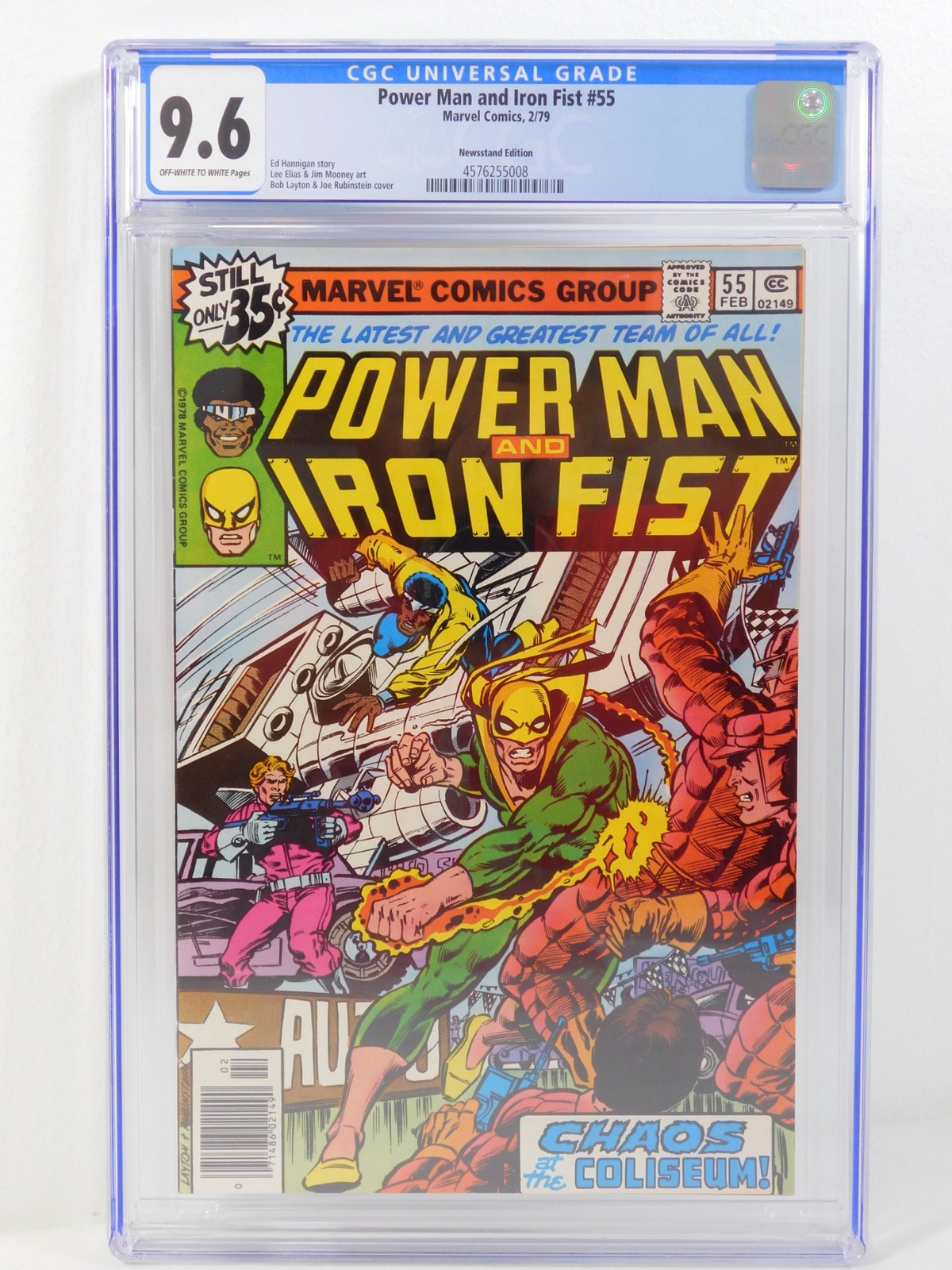 1979 Power Man and Iron Fist #55 CGC 9.6 Marvel Comics Newsstand Edition Layton