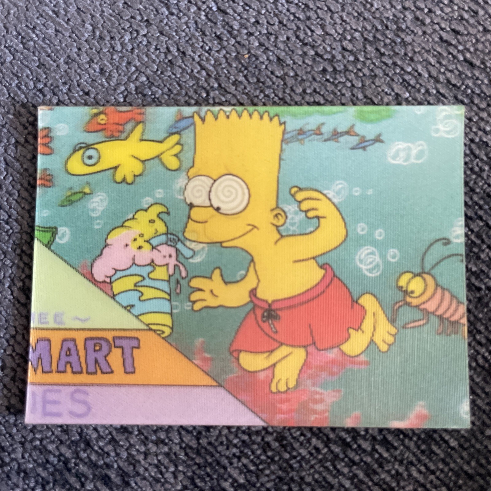 THE SIMPSONS CC’S 1998 HOMERS UNDERWATER WORLD LENTICULAR 3D - #6 BART TAZO