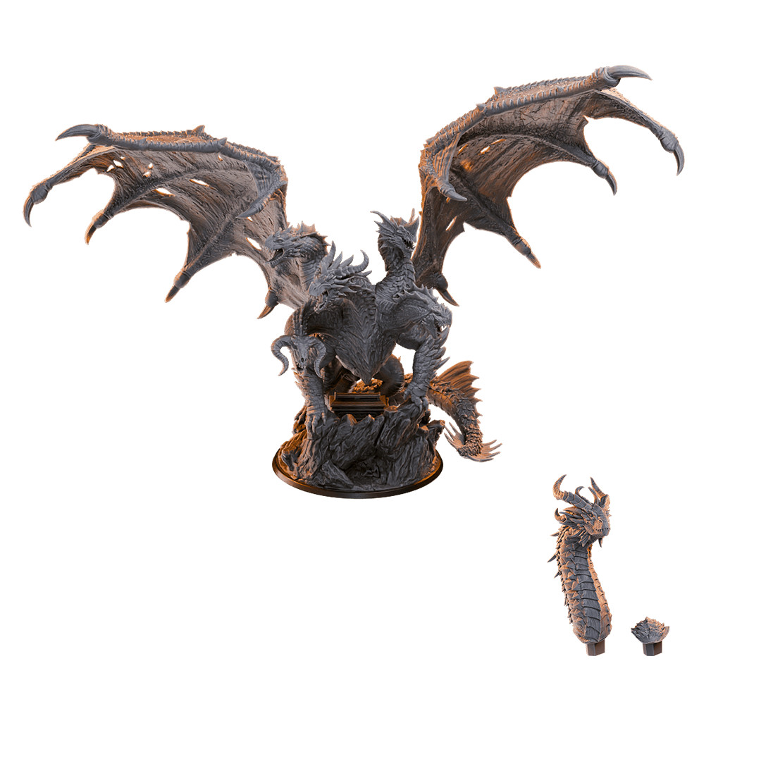 Izat’al, Dragon Empress | Gargantuan Dragon | 32mm Resin Miniature (Unpainted) |