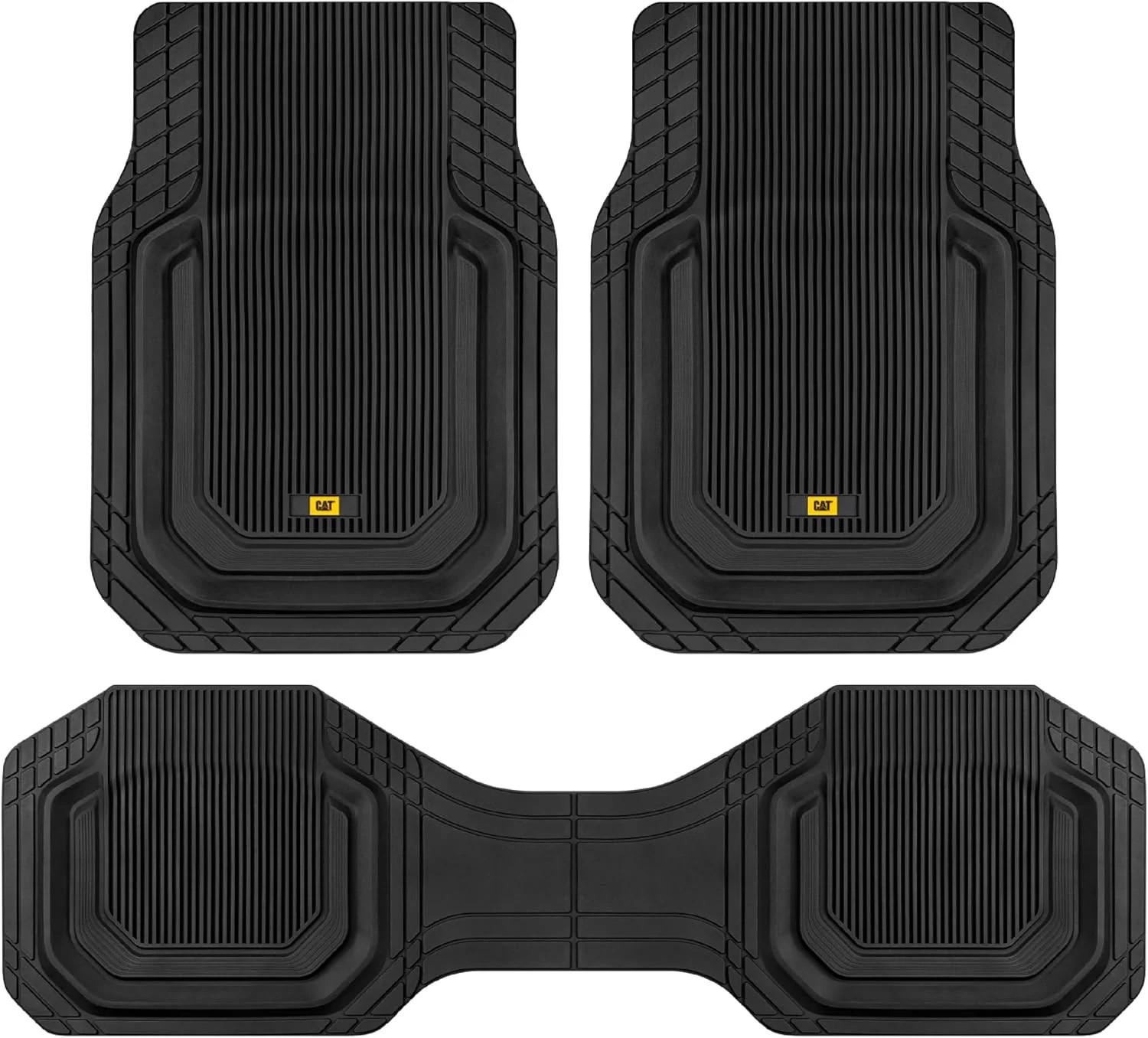 ToughLiner Universal Car Floor Mats for Truck SUV Sedan - Heavy Duty Trim to Fit