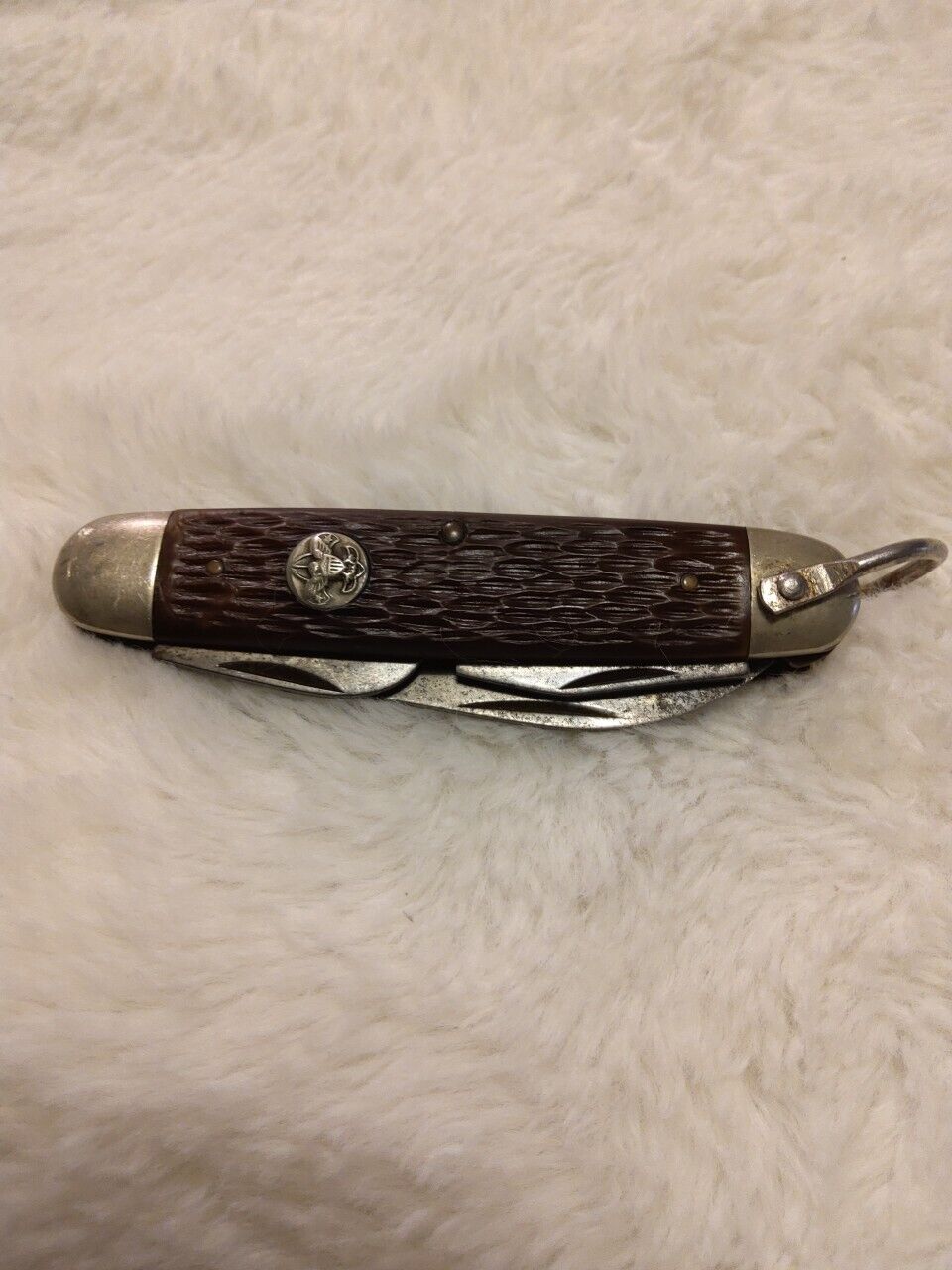 Vintage Boy Scout 4 Blade Pocket Knife Made in the USA