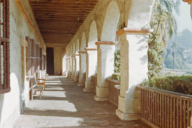 The old Mission Santa Barbara Santa Barbara California 1960 It was- Old Photo