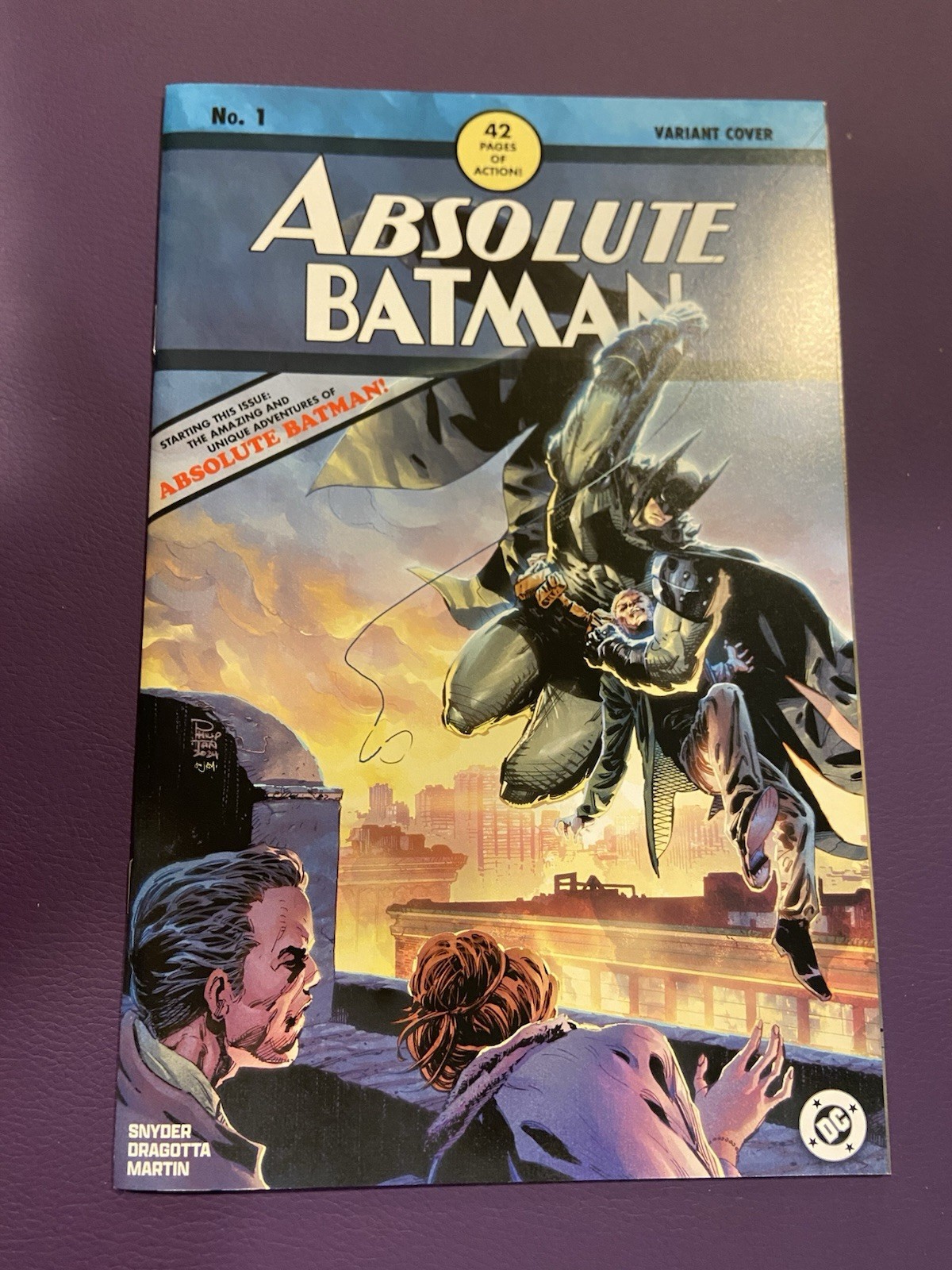 Absolute Batman #1 Philip Tan New York Comic Con NYCC 2024 Exclusive LTD /800