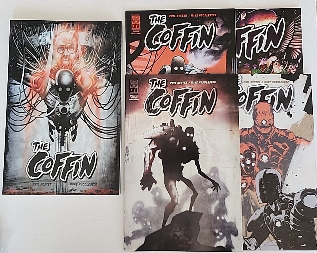 The Coffin TPB + 1-4 Comic Books COMPLETE SET (Oni, 2000, NM/M) First Print