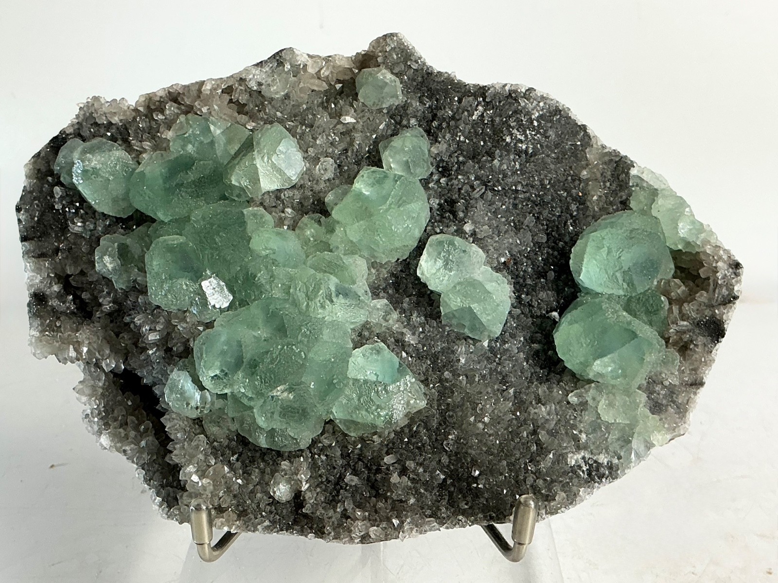 Fluorite on Quartz Matrix Yaogangxian Mine Hunan China 1060 grams