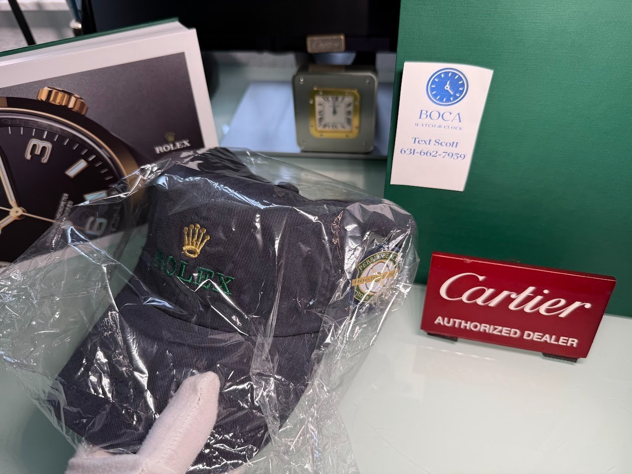 *** Rolex New Pebble Beach Concours  d’Elegance Car show Swag Hat  Twill ***