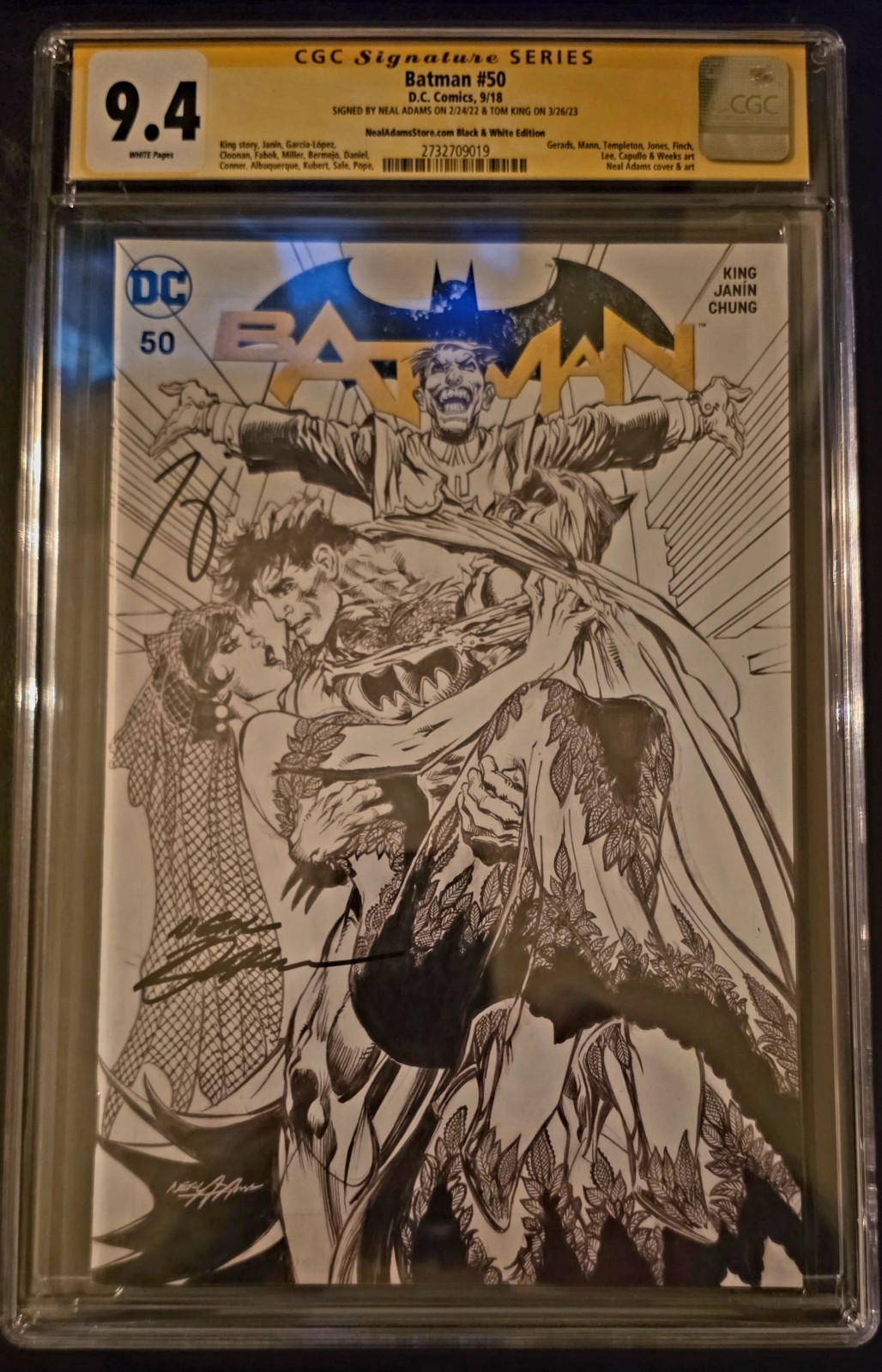 Batman #50, Neal Adams store 2018 SDCC exclusive, CGC 9.4, signed Batman #50, Neal Adams store 2018 SDCC exclusive, CGC 9.4, signed